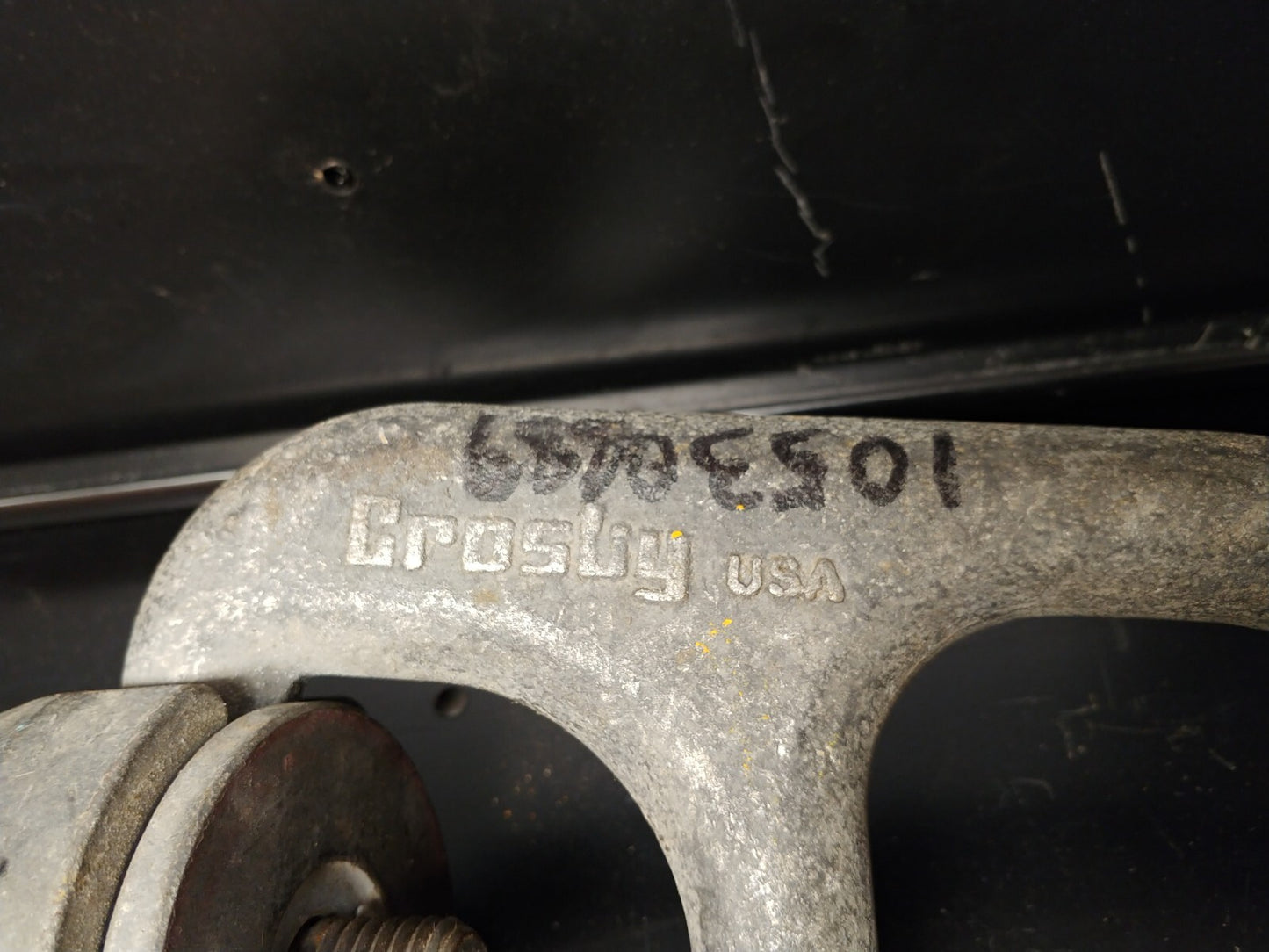Crosby 3/4" Cold Tuff 6608130 HR-1000CT Swivel Hoist Ring 5,400 lbs WLL