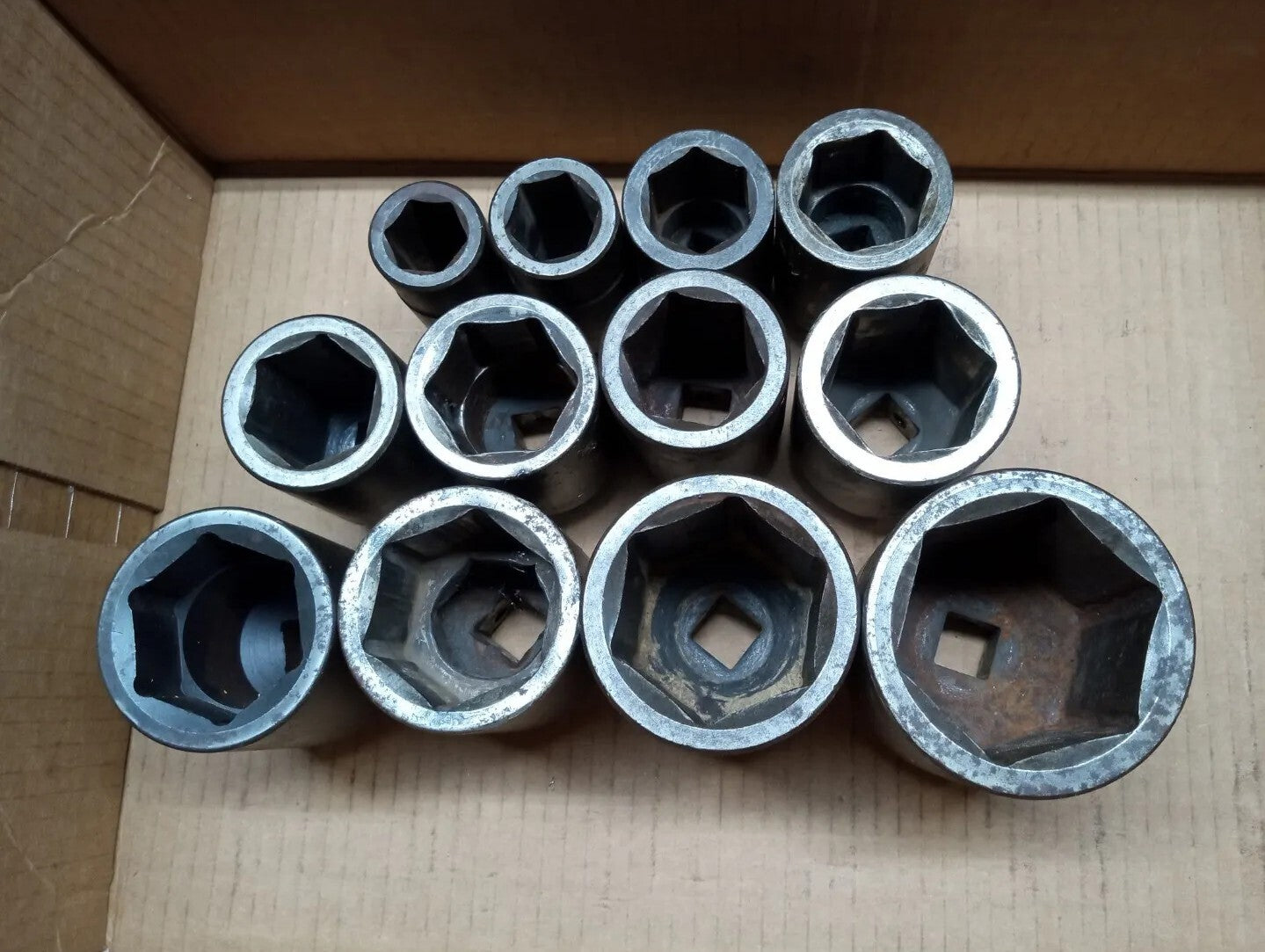 Armstrong & Wright 15/16 To 2-5/16 Deep Impact Socket Set of 12 pcs 3/4 Dr. USA
