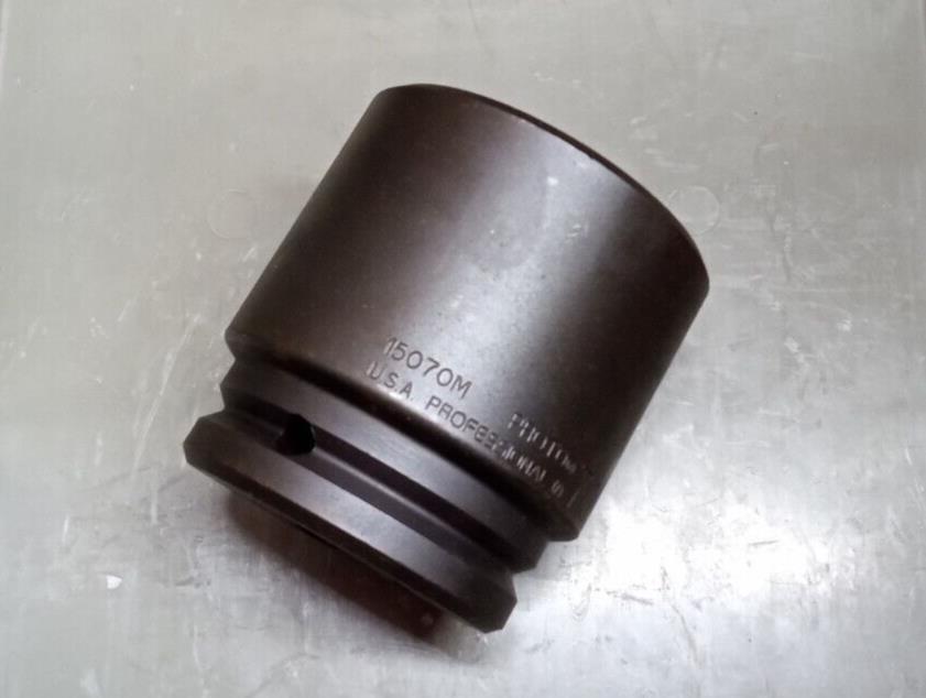 PROTO 70mm Impact Socket 1-1/2 in. Drive 15070M 6-Point New TorquePlus™ USA
