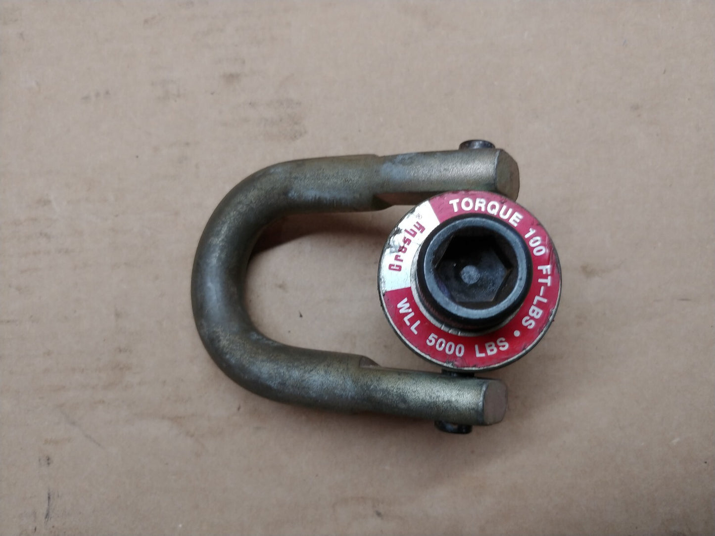 Crosby USA 1016935 HR-125 Hoist Ring WLL 5,000 LB, 3/4-10 X 2.75 in. F-2