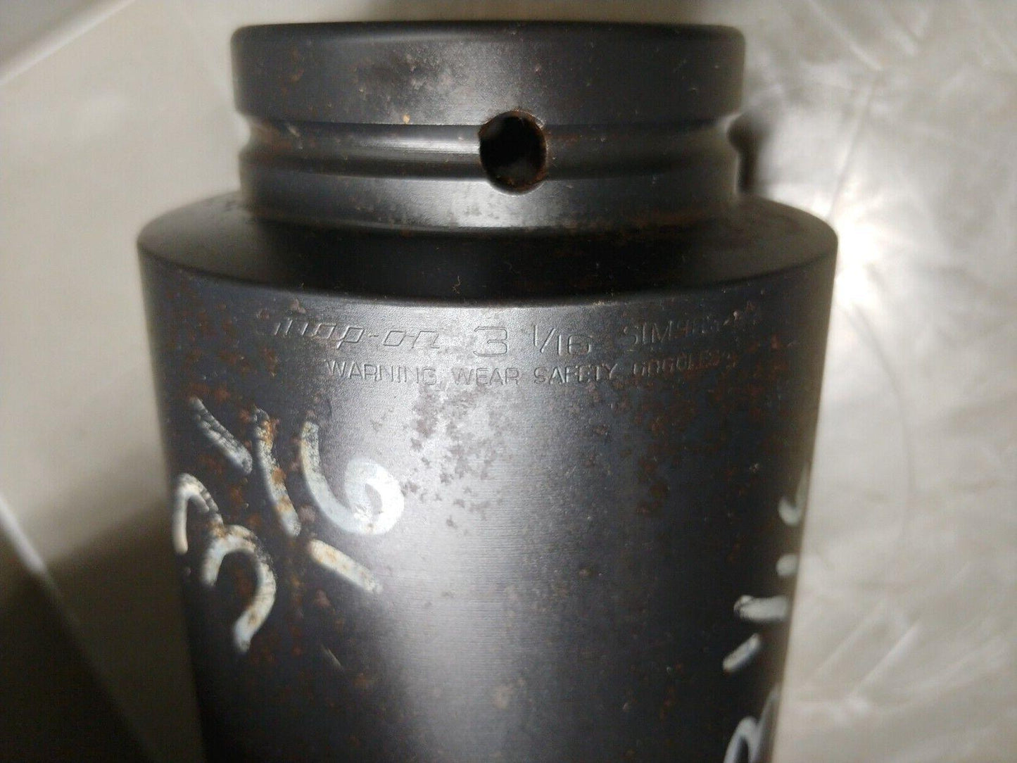Snap-On 3-1/16" Deep Impact Socket 1-1/2" Drive 6 Point Hex SIM985 Made in USA