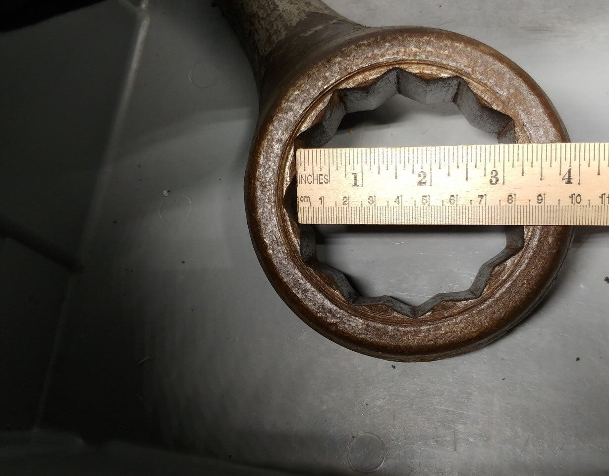 3-1/8 in. Offset Striking Wrench Shortened Handle 12 Pt.