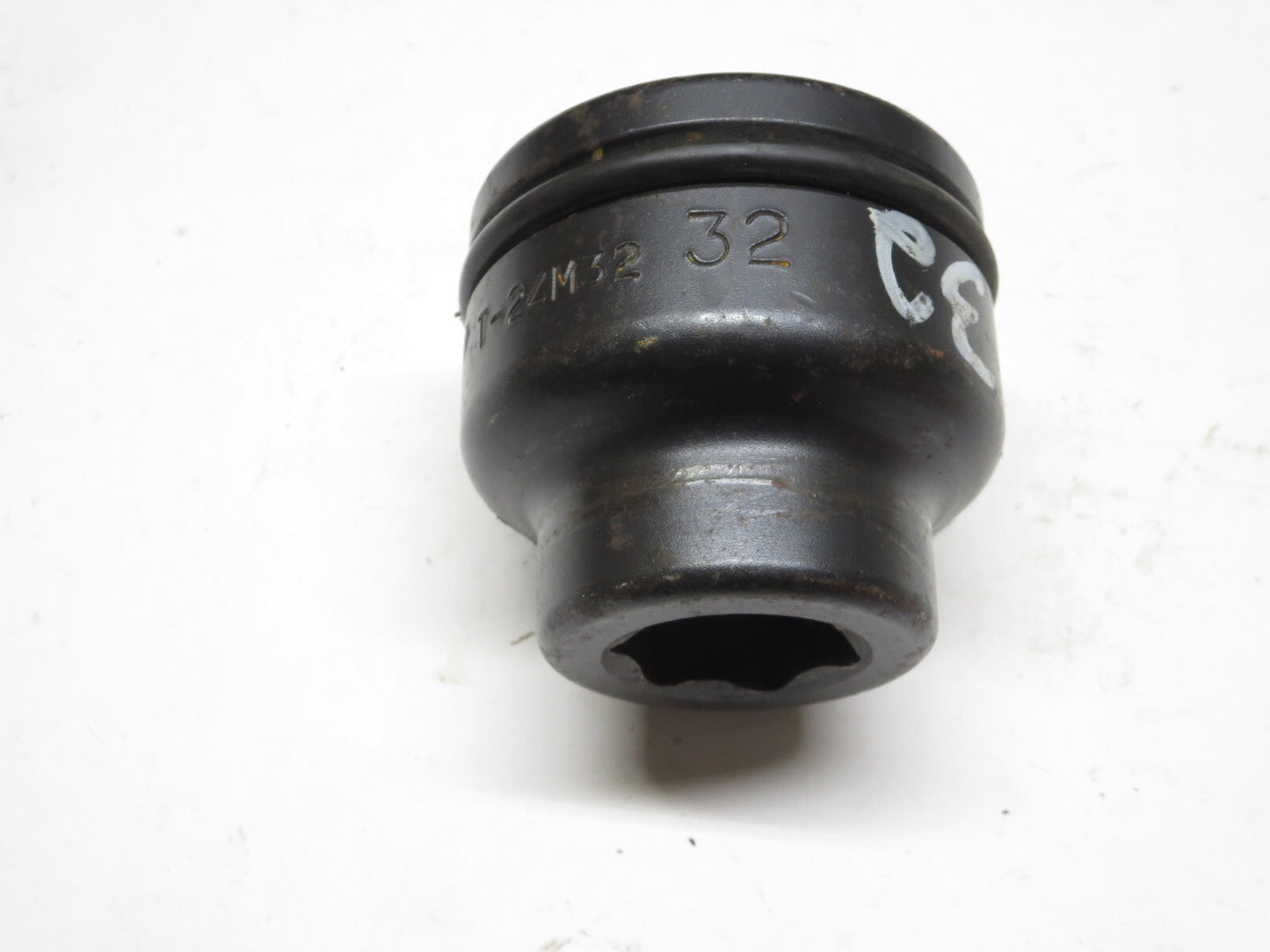 TORCUP 32mm Impact Socket 1-1/2 in Drive 6-Point Made in USA T-24M32