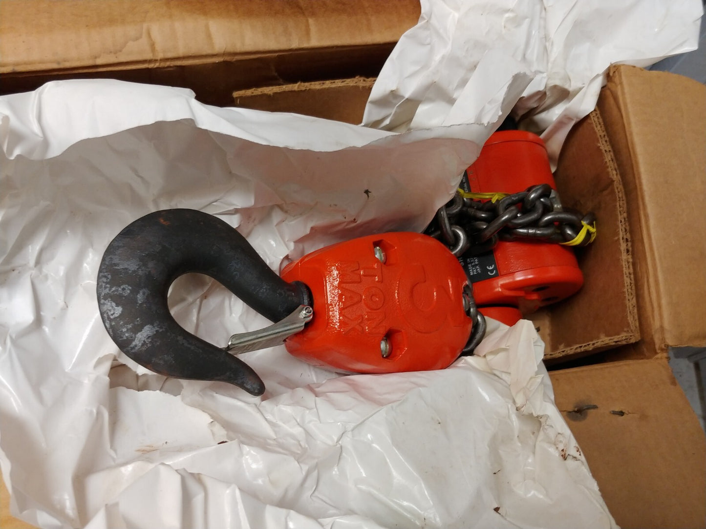 NEW CM 3 ton Short Handle Puller Hoist 5 ft Lift Chain 7330PS Made In USA