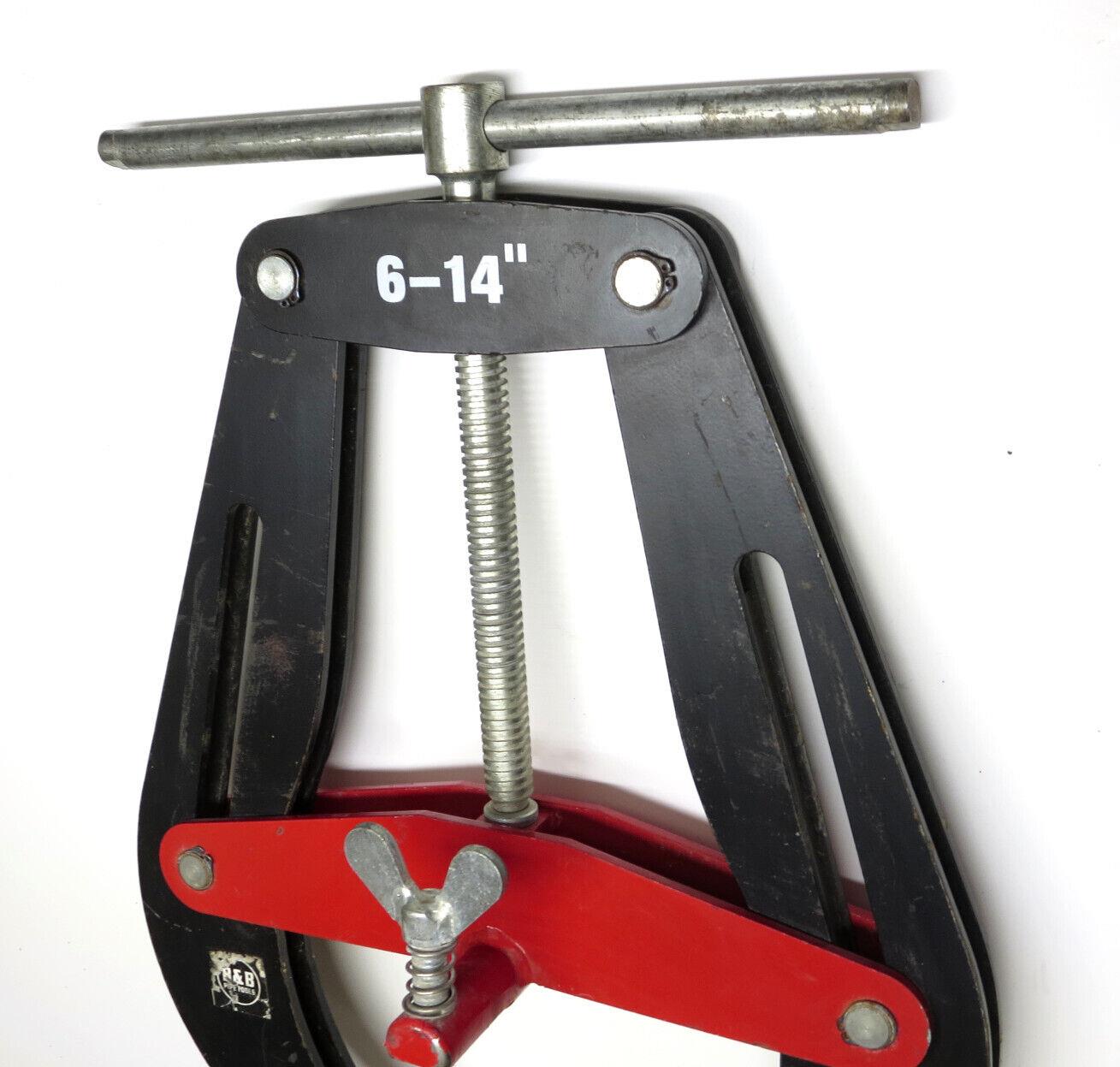 B & B Pipe Mathey 1222A Adjustable Pipe Clamp 6 To 14 in.
