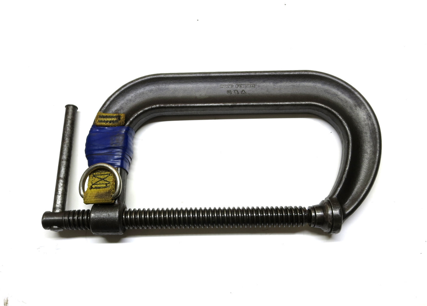 Armstrong 78-406 C-Clamp 6" Deep Throat Full Screw w/ Tool Tether Made in USA