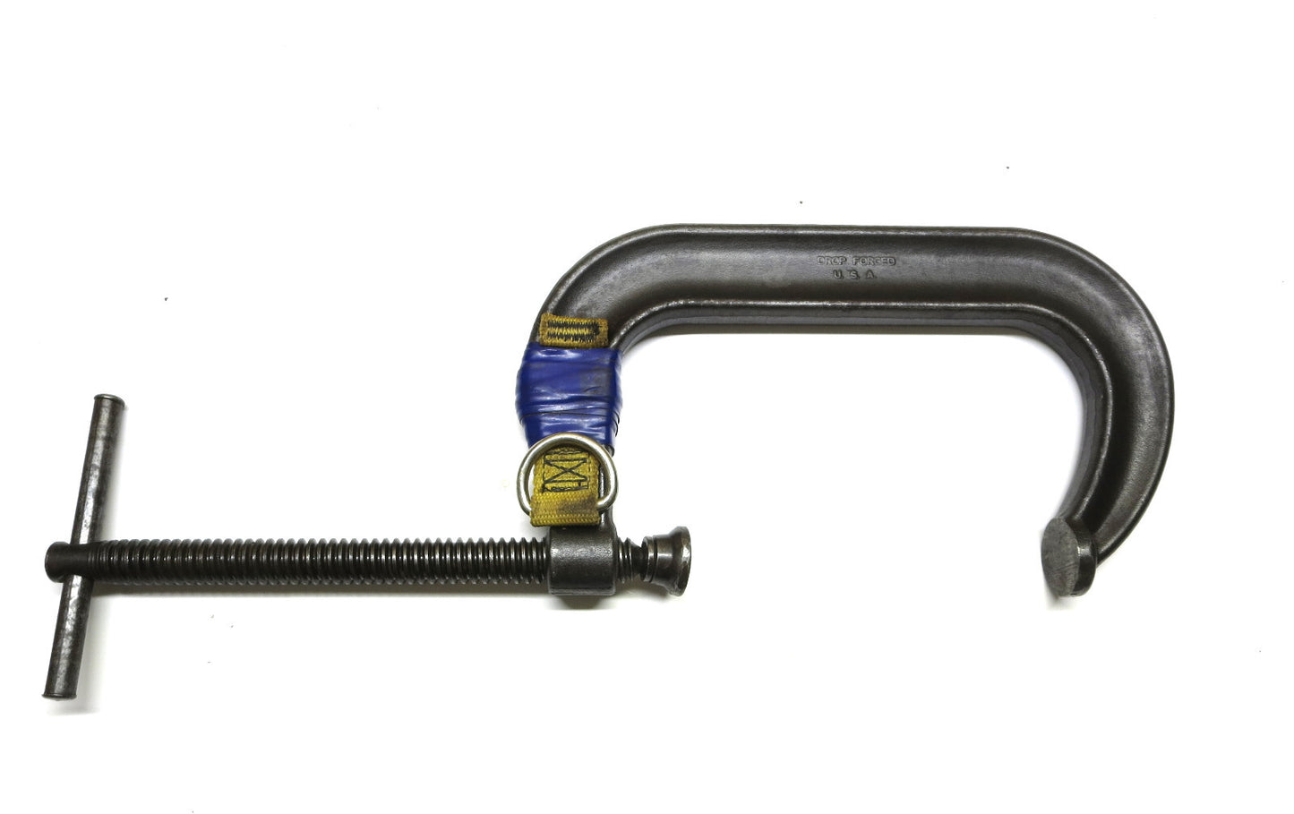 Armstrong 78-406 C-Clamp 6" Deep Throat Full Screw w/ Tool Tether Made in USA