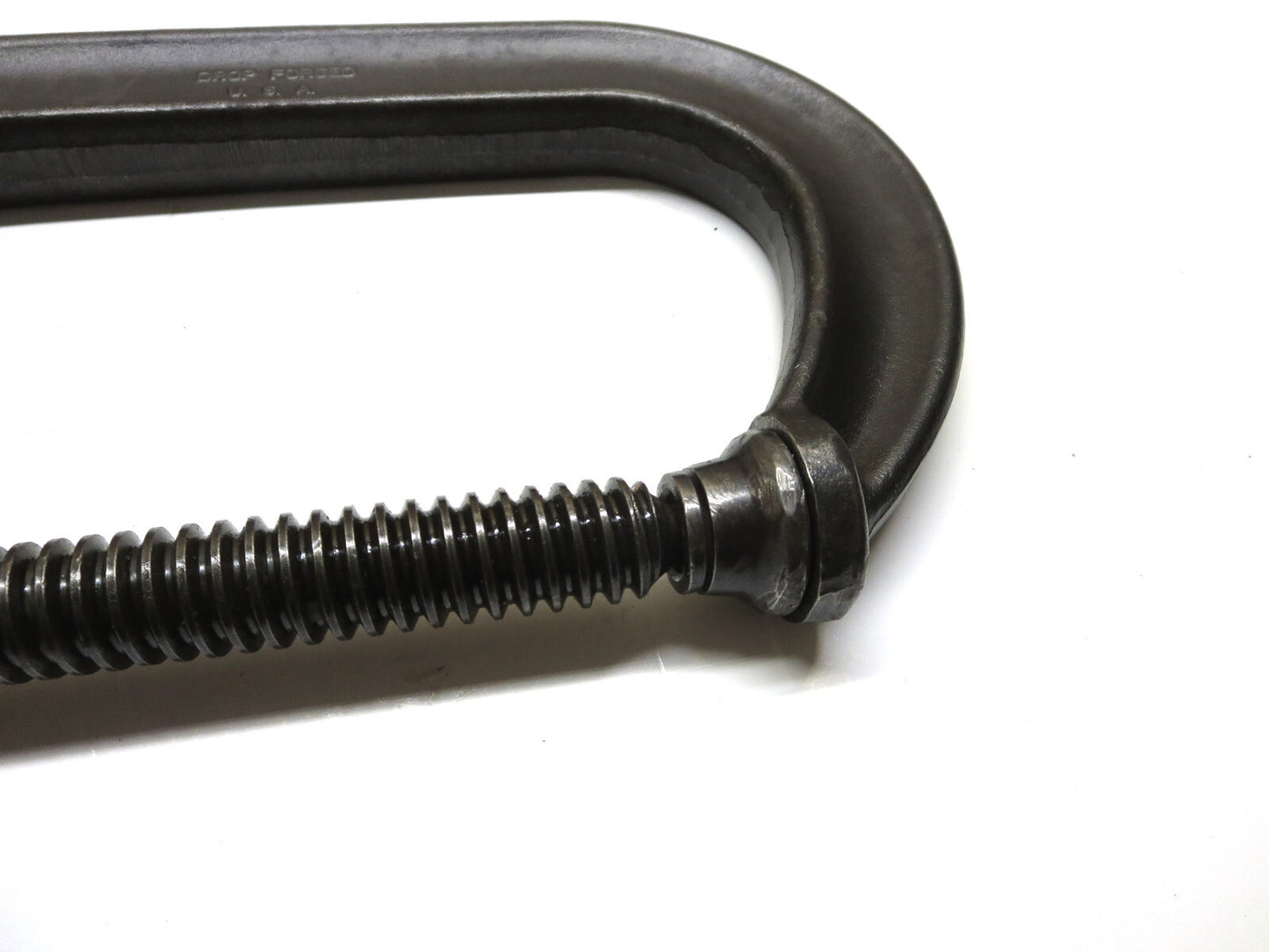 Armstrong 78-406 C-Clamp 6" Deep Throat Full Screw w/ Tool Tether Made in USA