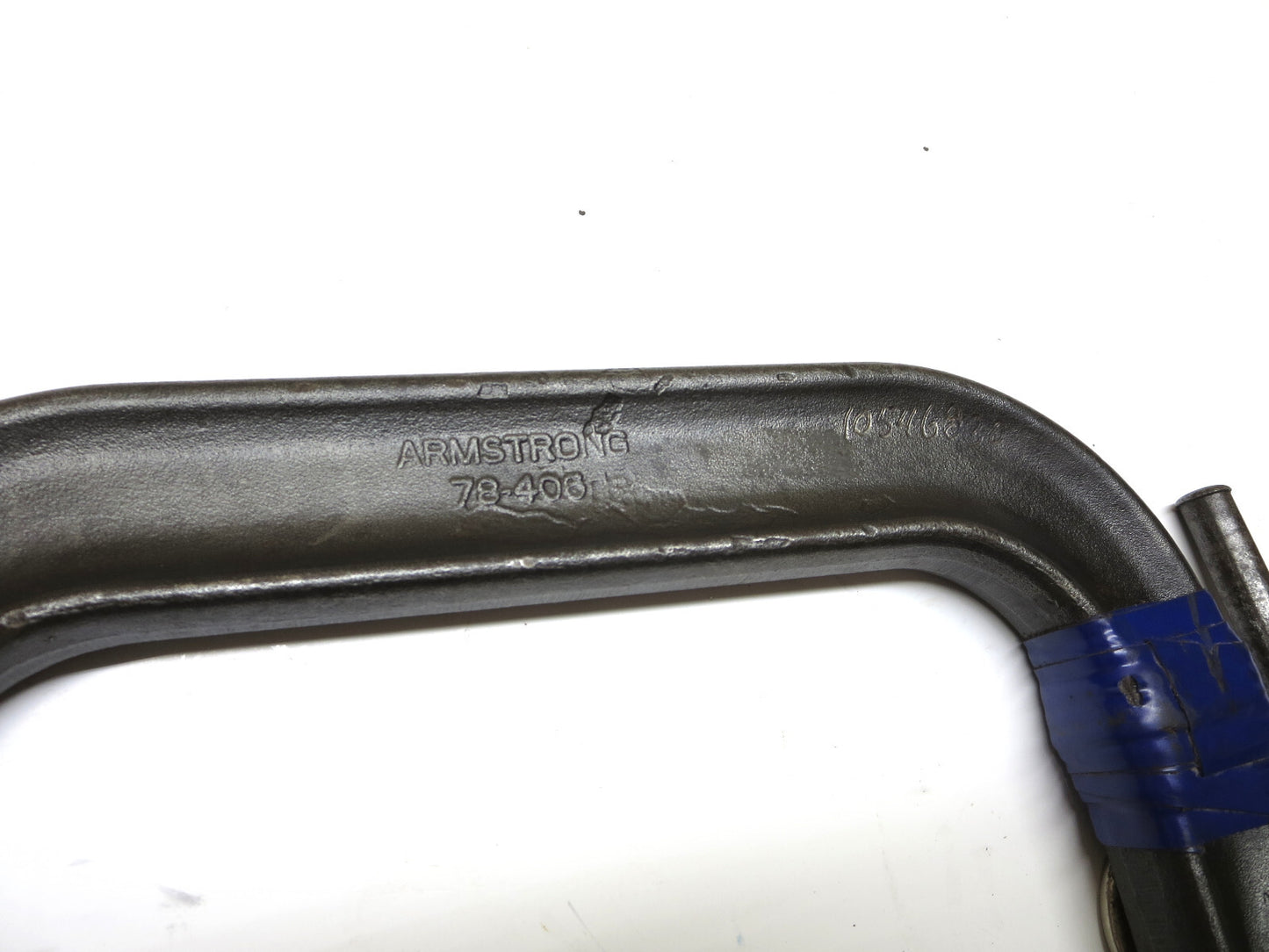 Armstrong 78-406 C-Clamp 6" Deep Throat Full Screw w/ Tool Tether Made in USA