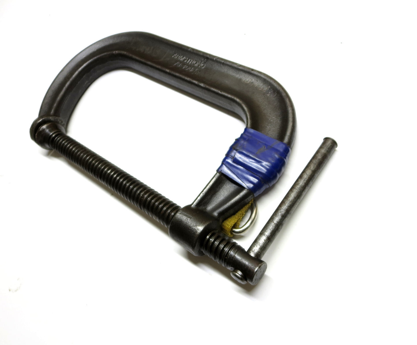 Armstrong 78-406 C-Clamp 6" Deep Throat Full Screw w/ Tool Tether Made in USA