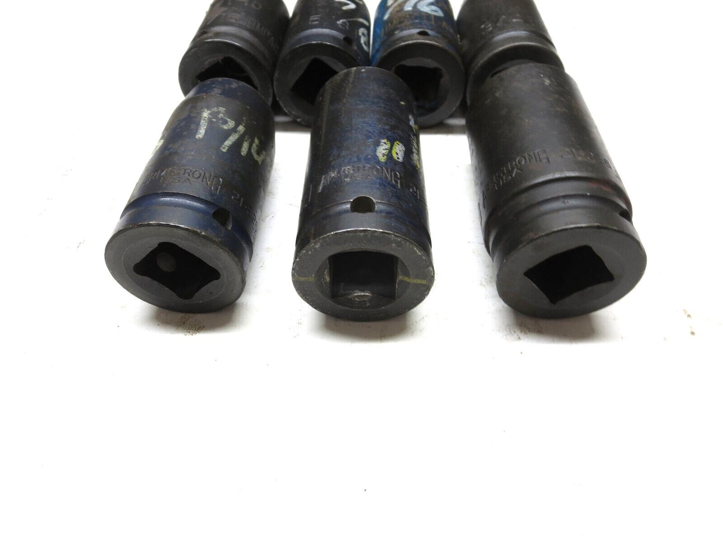 Armstrong 7-PC 3/4 Deep Impact Socket Set 9/16, 5/8, 11/16, 3/4, 13/16, 1, 1-1/8