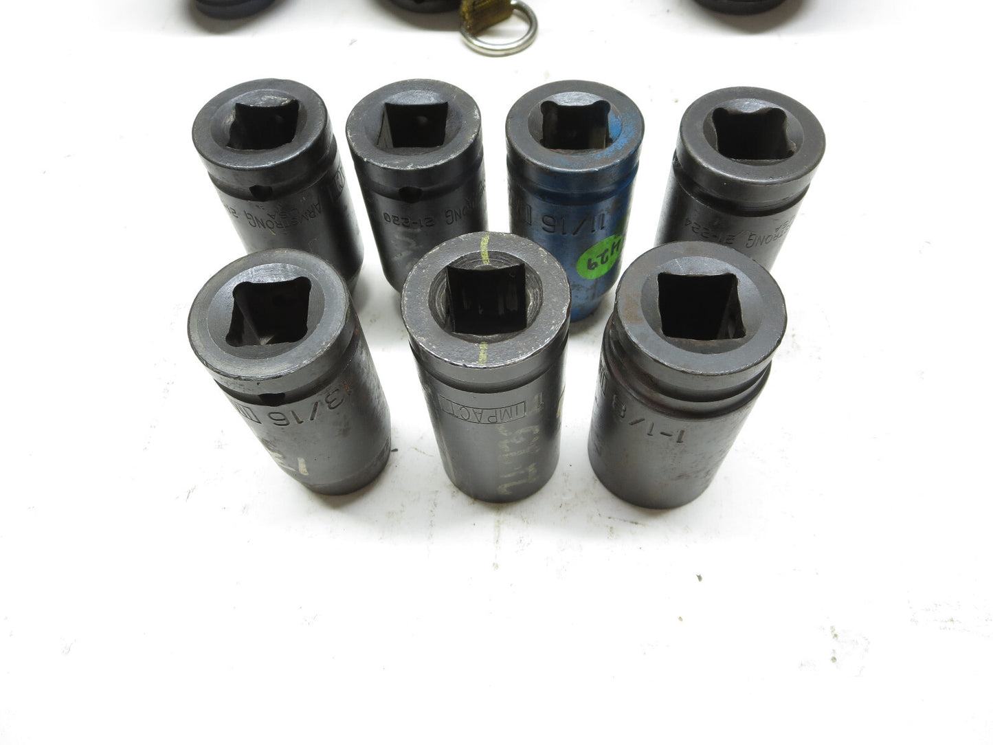Armstrong 7-PC 3/4 Deep Impact Socket Set 9/16, 5/8, 11/16, 3/4, 13/16, 1, 1-1/8