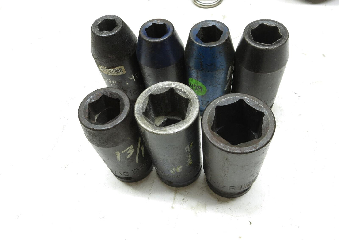 Armstrong 7-PC 3/4 Deep Impact Socket Set 9/16, 5/8, 11/16, 3/4, 13/16, 1, 1-1/8
