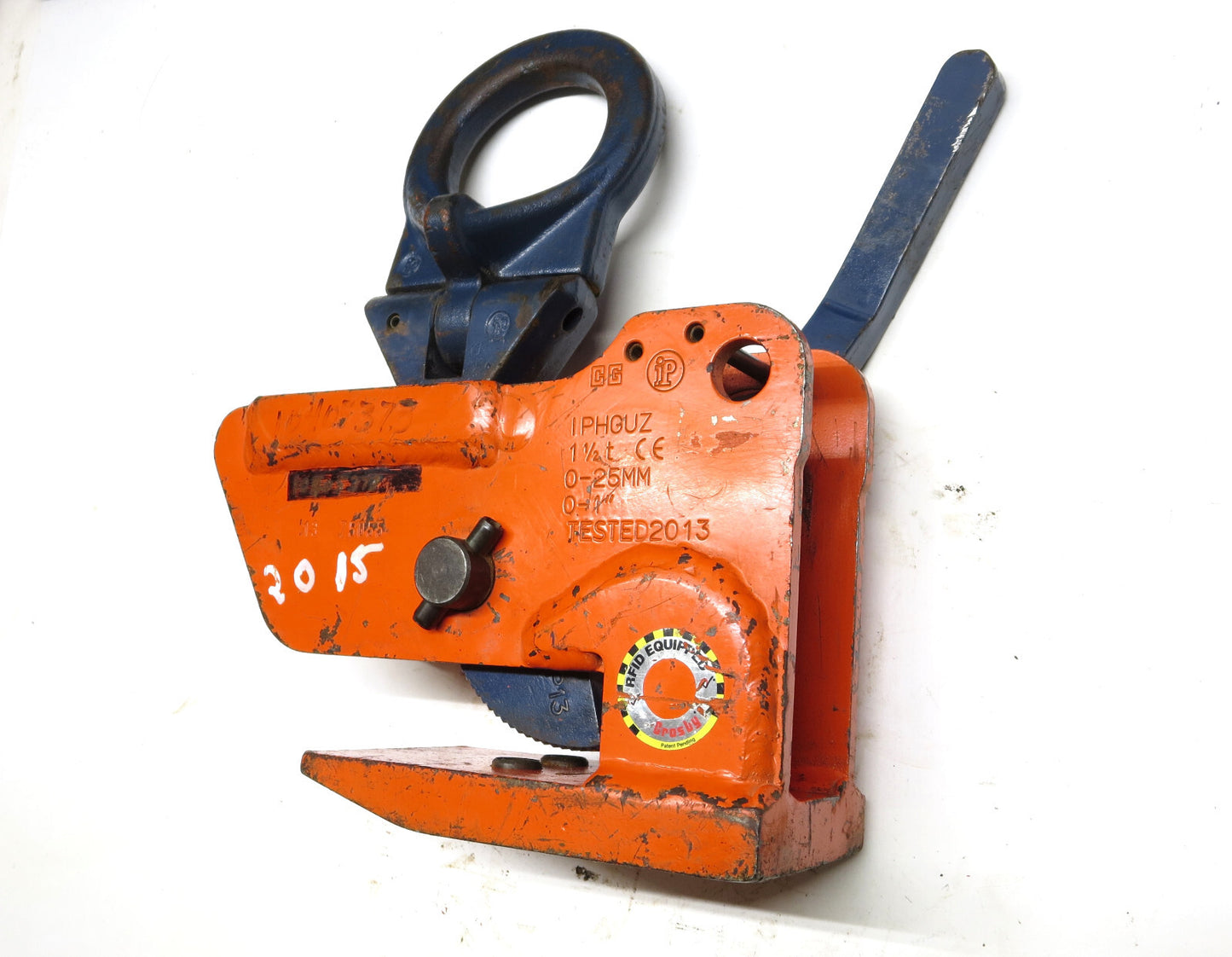 Crosby IPHGUZ 1-1/2 ton Horizontal Lifting Clamp 0 to 1 in. p/n 2705455 IP