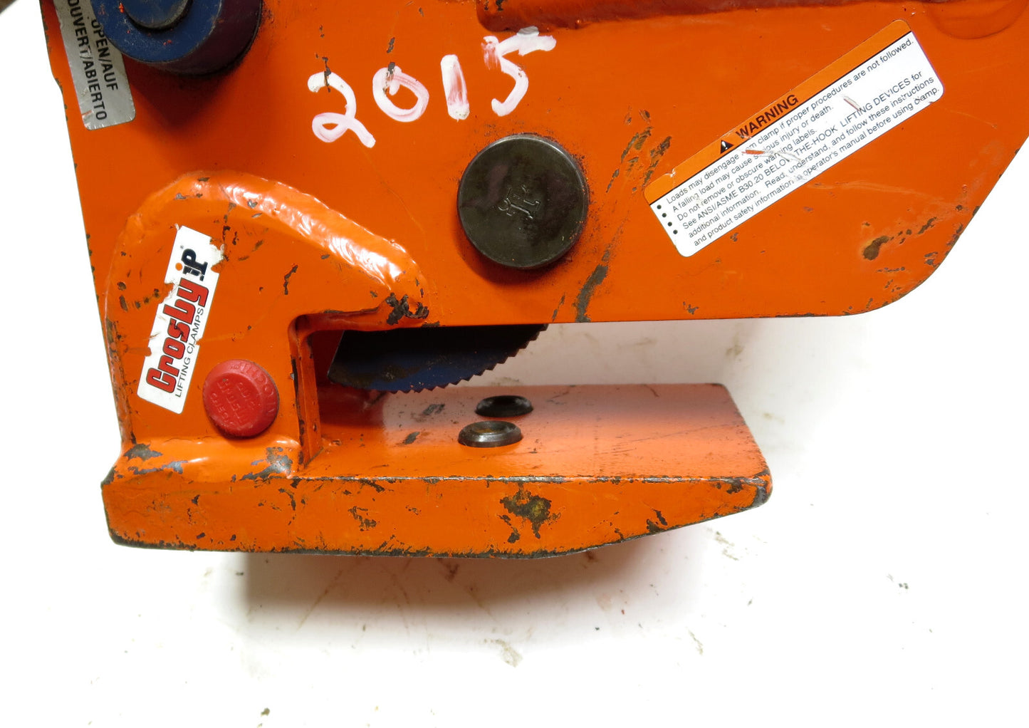 Crosby IPHGUZ 1-1/2 ton Horizontal Lifting Clamp 0 to 1 in. p/n 2705455 IP