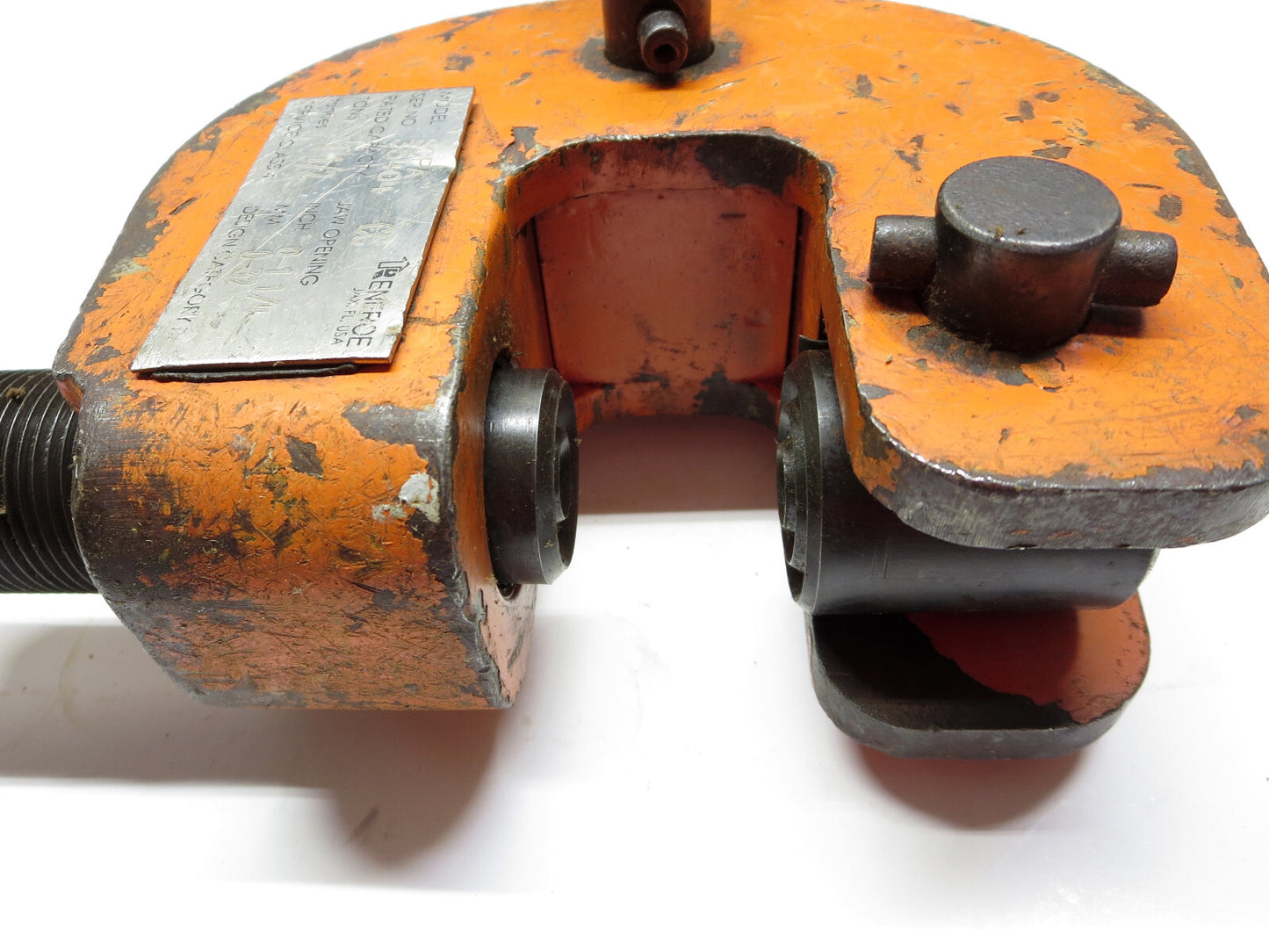 Renfroe SCPA-1.5 Plate Clamp 0 to 1-1/4 in. Jaw Opening 1-1/2 ton Made in USA