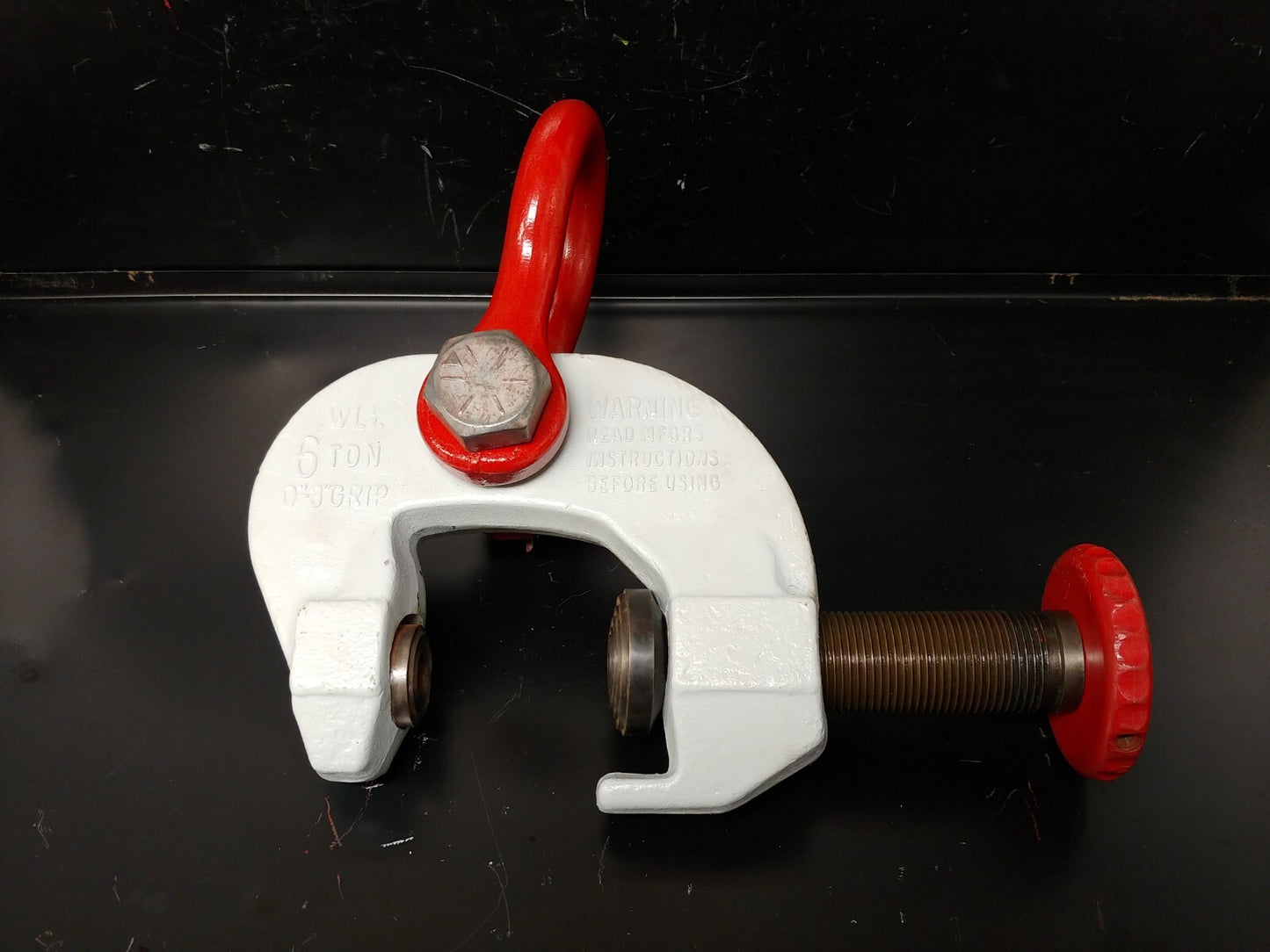 Merrill Campbell SAC 6-Ton Screw Plate Clamp 0 To 3 in. Made In USA