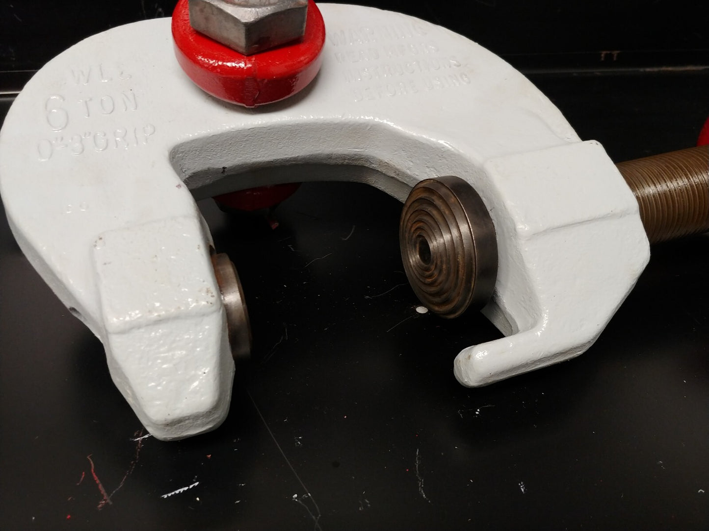 Merrill Campbell SAC 6-Ton Screw Plate Clamp 0 To 3 in. Made In USA
