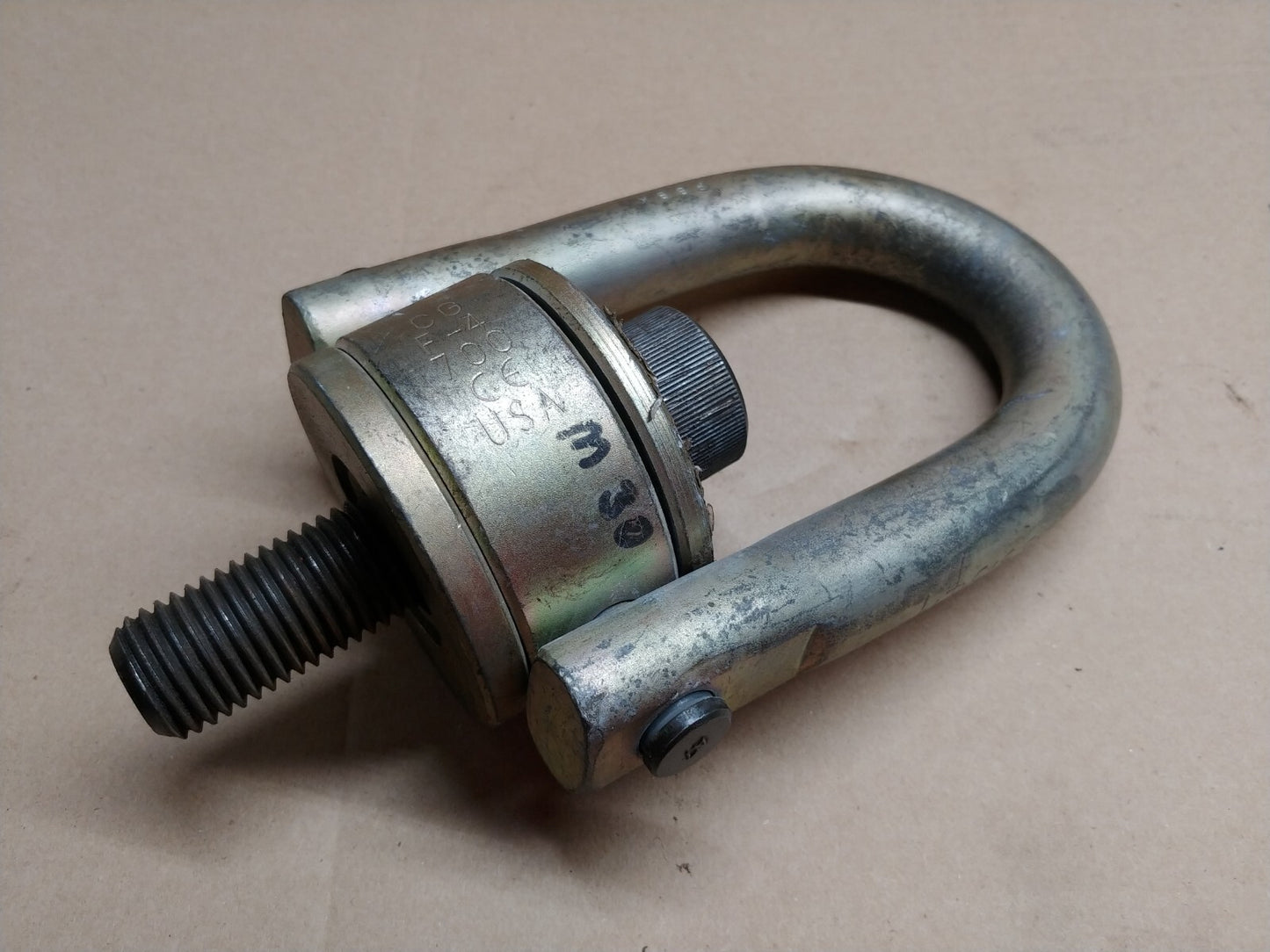 Crosby M30-3.50 x 61.70 mm HR-125M Swivel Hoist Ring - 7000 kg WLL # 1016679