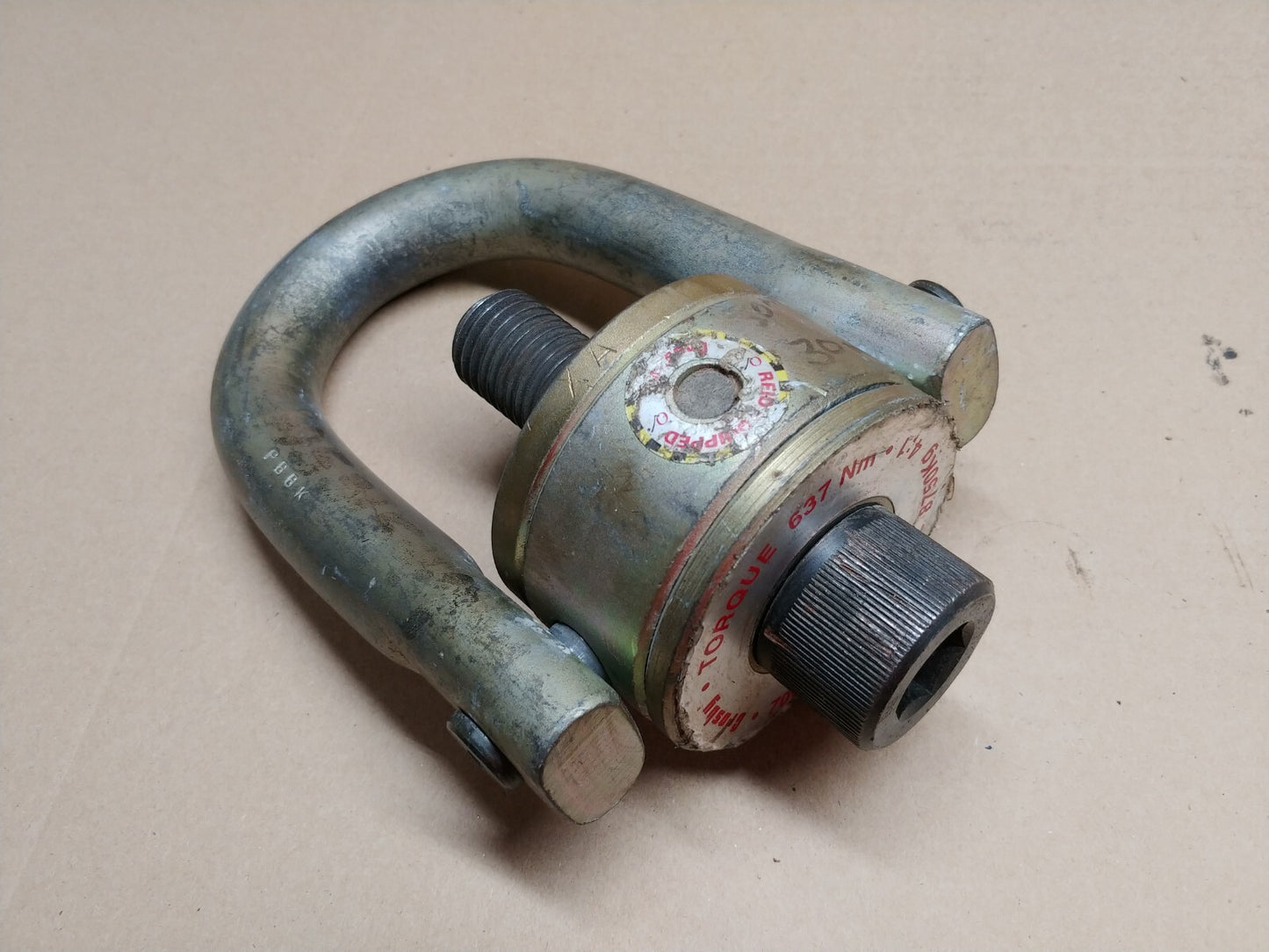 Crosby M30-3.50 x 61.70 mm HR-125M Swivel Hoist Ring - 7000 kg WLL # 1016679