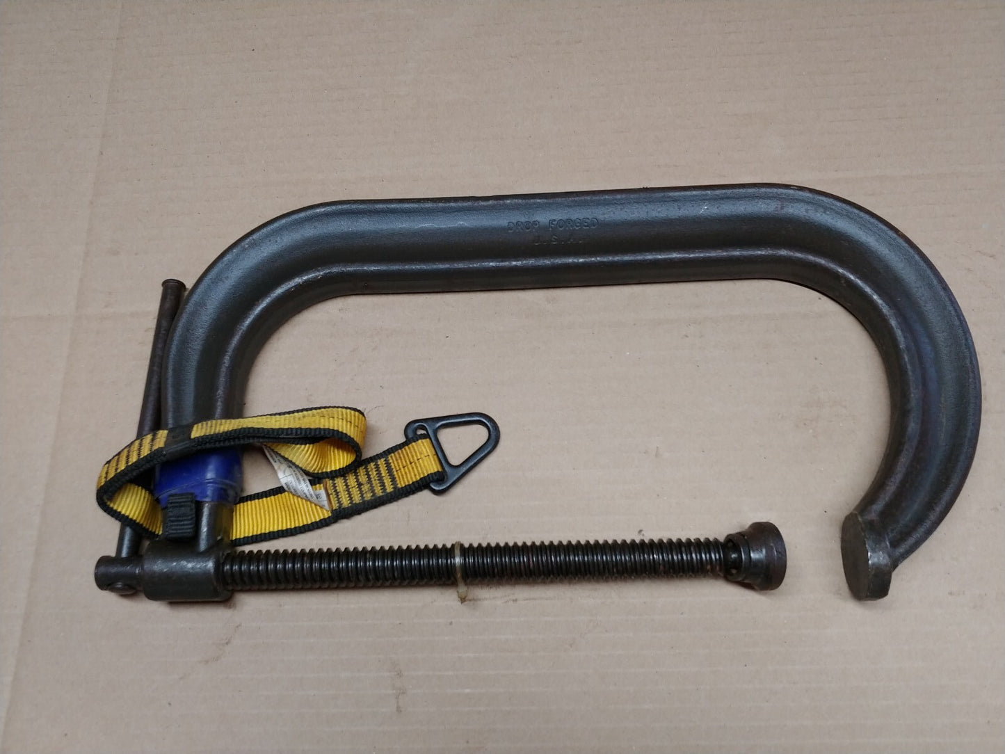 Armstrong 10 in. C-Clamp Deep Throat Drop Forged 78-410 W/ 3M Lanyard USA