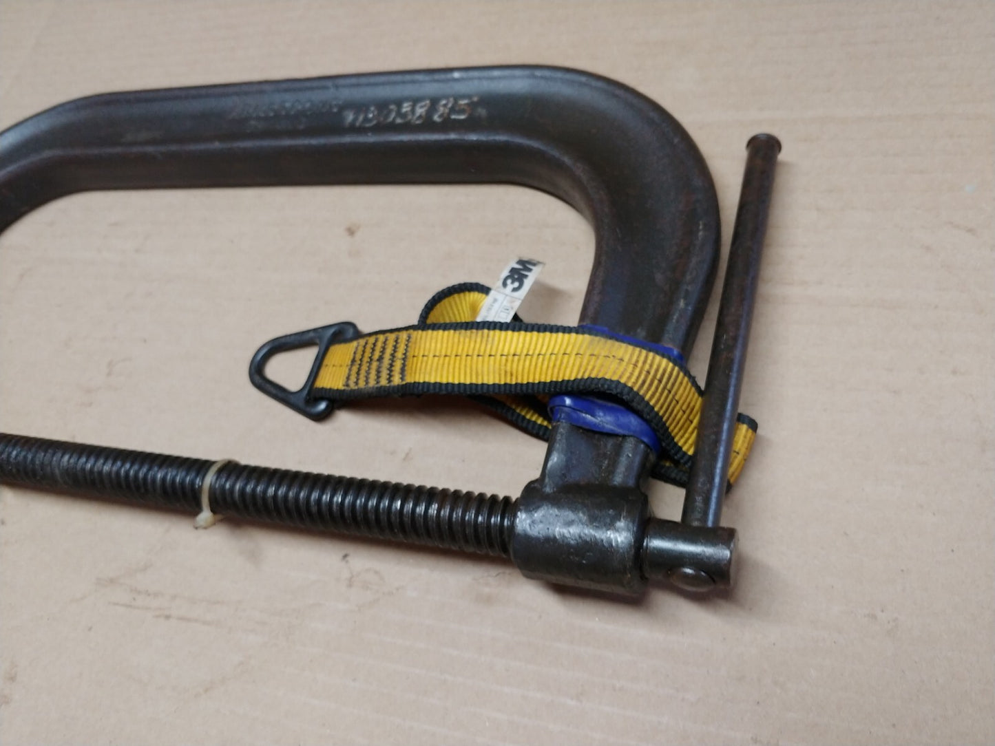 Armstrong 10 in. C-Clamp Deep Throat Drop Forged 78-410 W/ 3M Lanyard USA