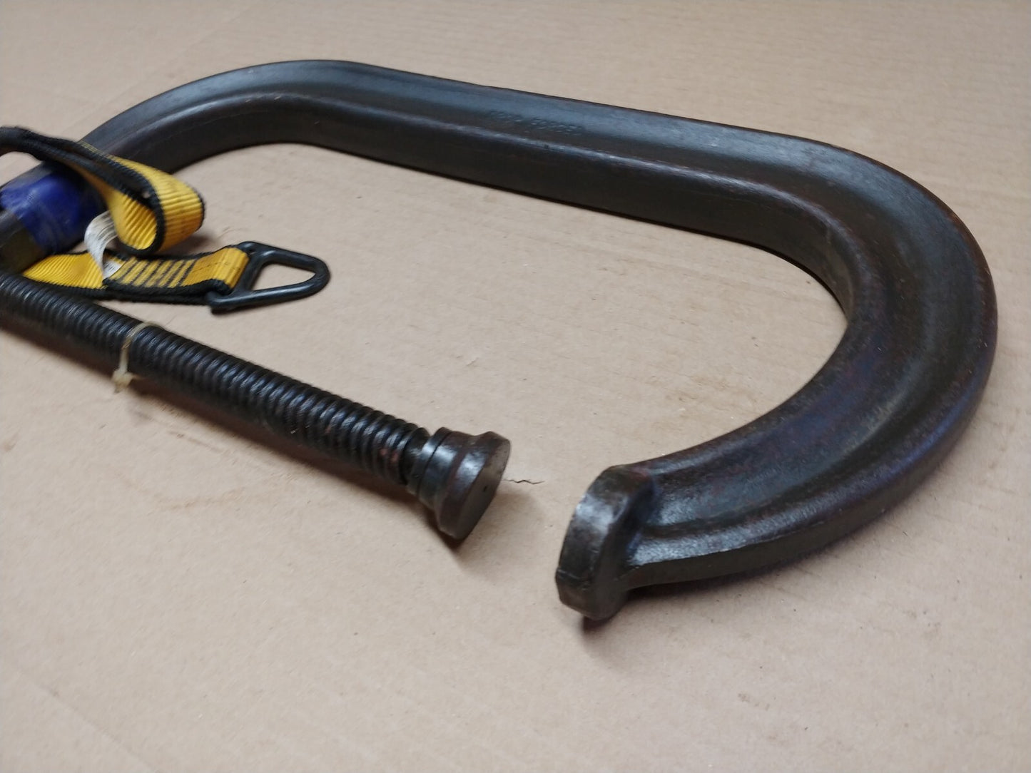Armstrong 10 in. C-Clamp Deep Throat Drop Forged 78-410 W/ 3M Lanyard USA