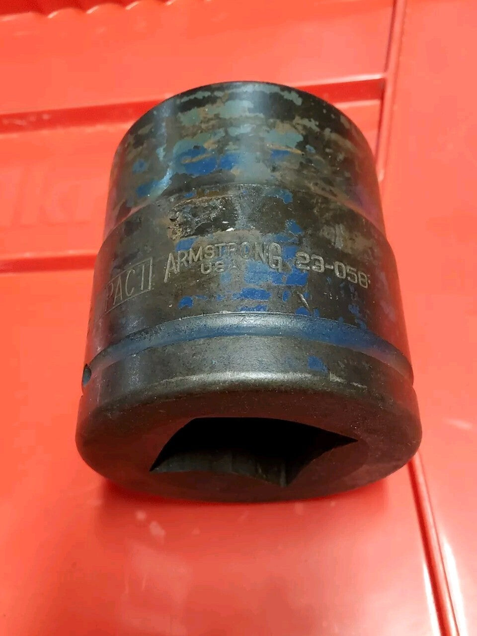 Armstrong 1-13/16 in. Impact Socket 1-1/2 in. Drive 23-058 6-Point Made in USA