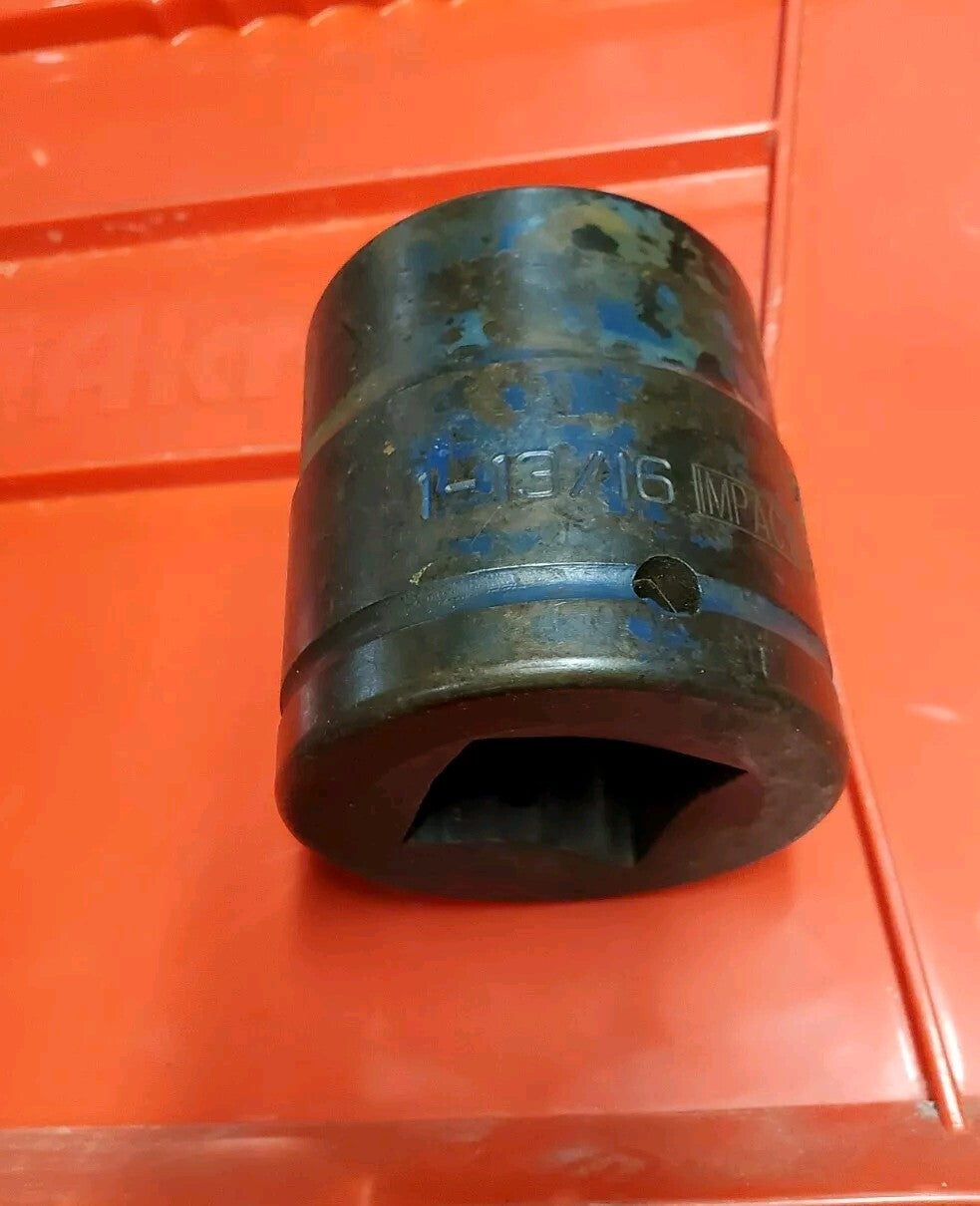 Armstrong 1-13/16 in. Impact Socket 1-1/2 in. Drive 23-058 6-Point Made in USA