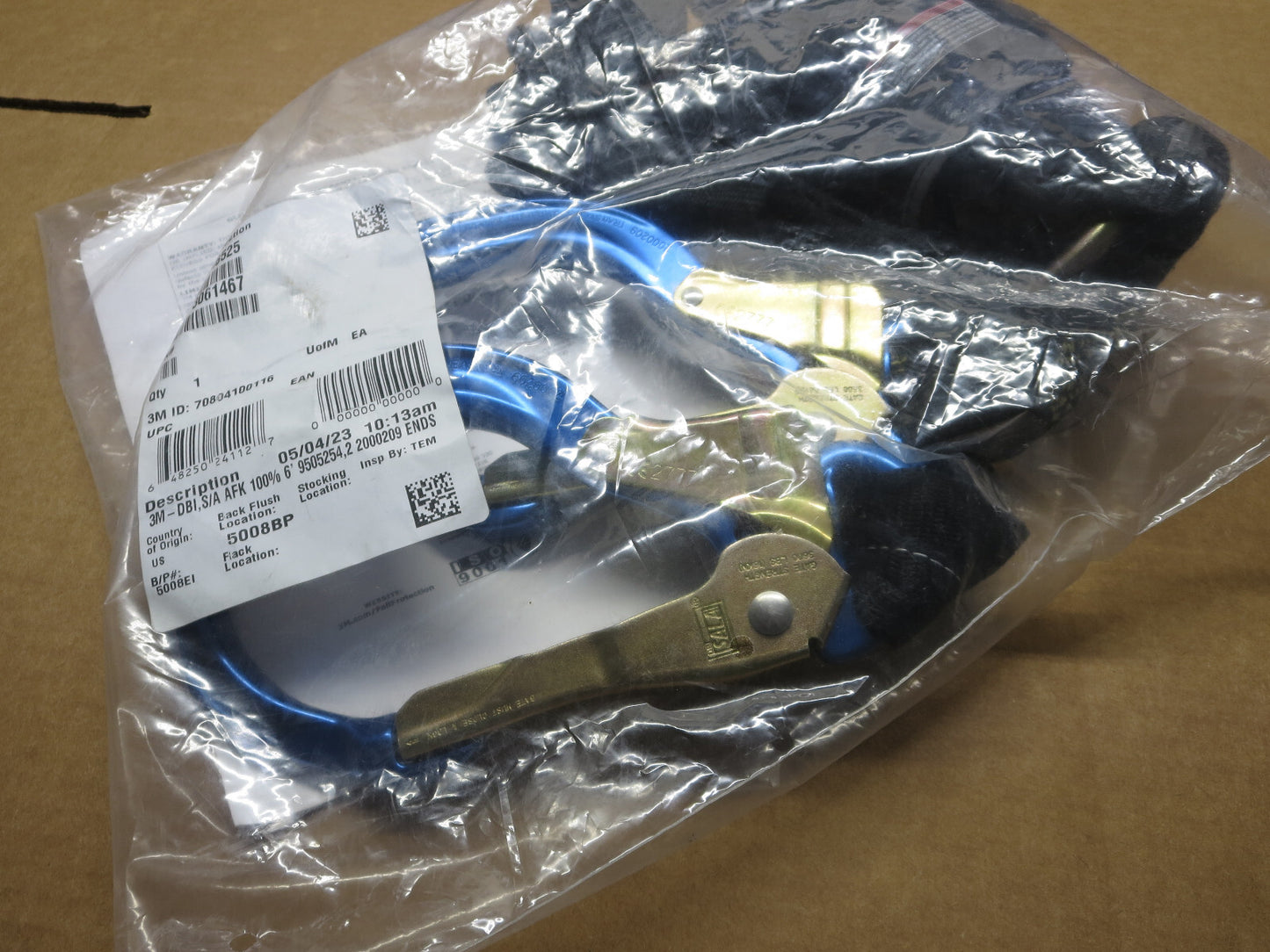 New 3M DBI SALA 1246525 Shockwave Arc Flash 100% Tie-Off Shock-Absorbing Lanyard