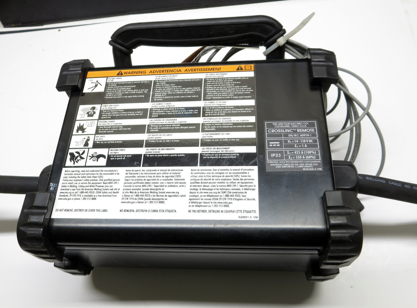 Lincoln CrossLinc Welding Remote Output Control K4345-1 Excellent Condition USA