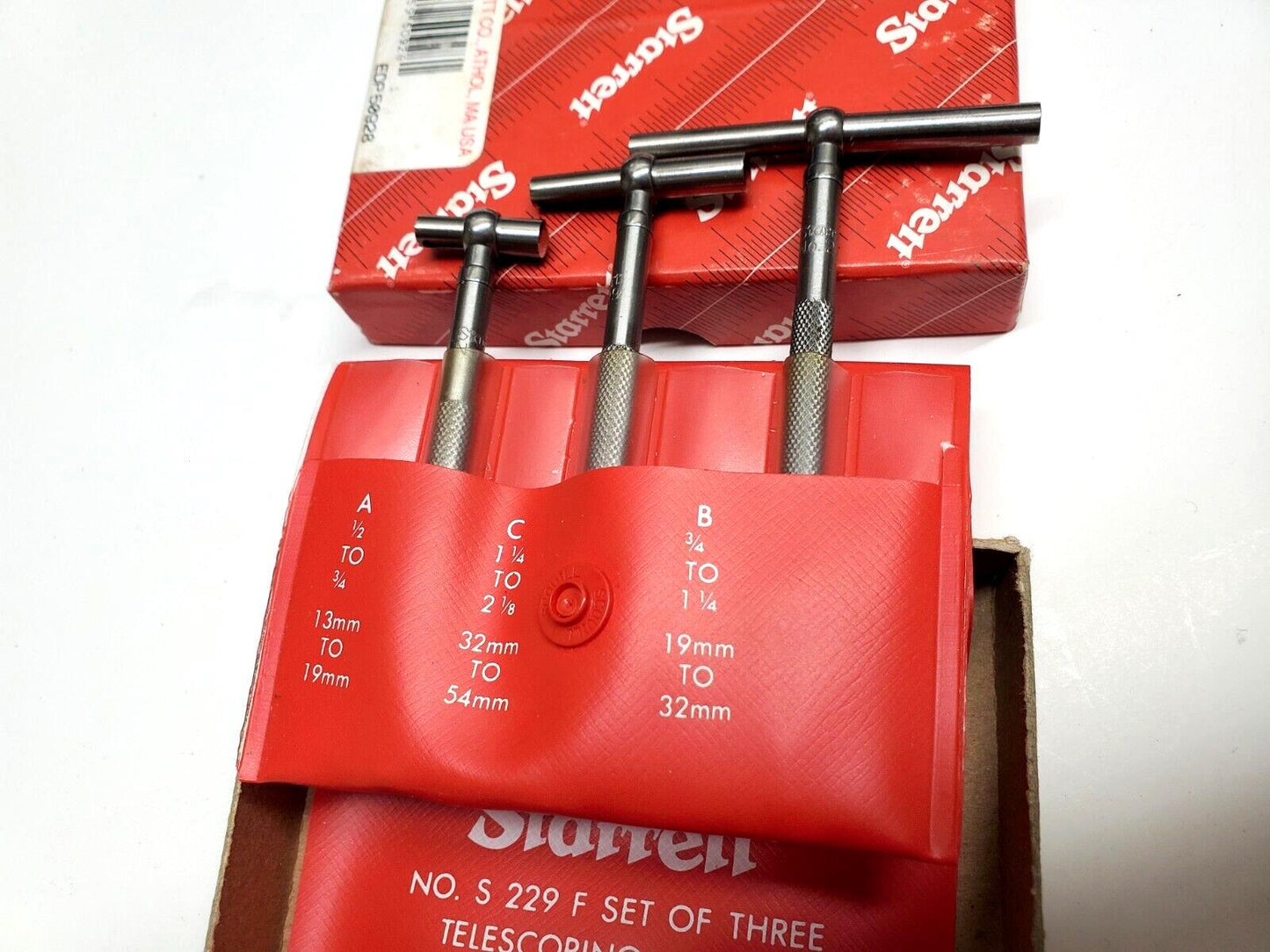 Starrett S229FZ Telescoping Gage Set New Surplus