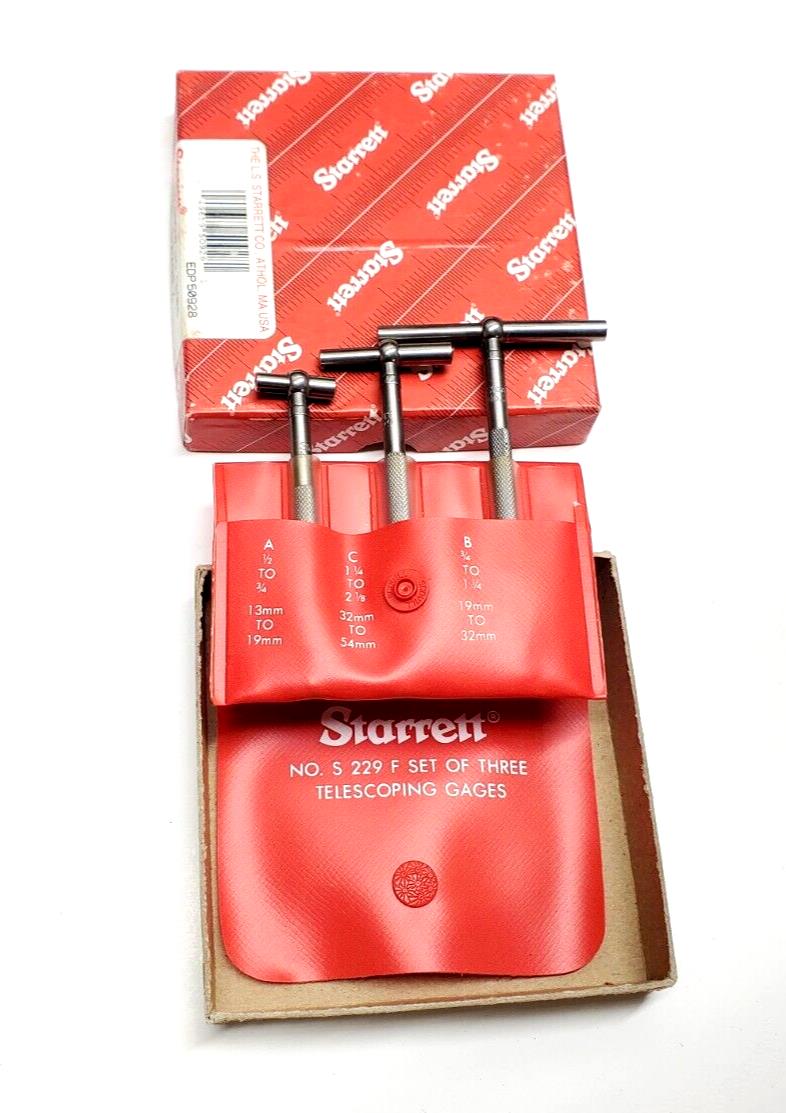 Starrett S229FZ Telescoping Gage Set New Surplus