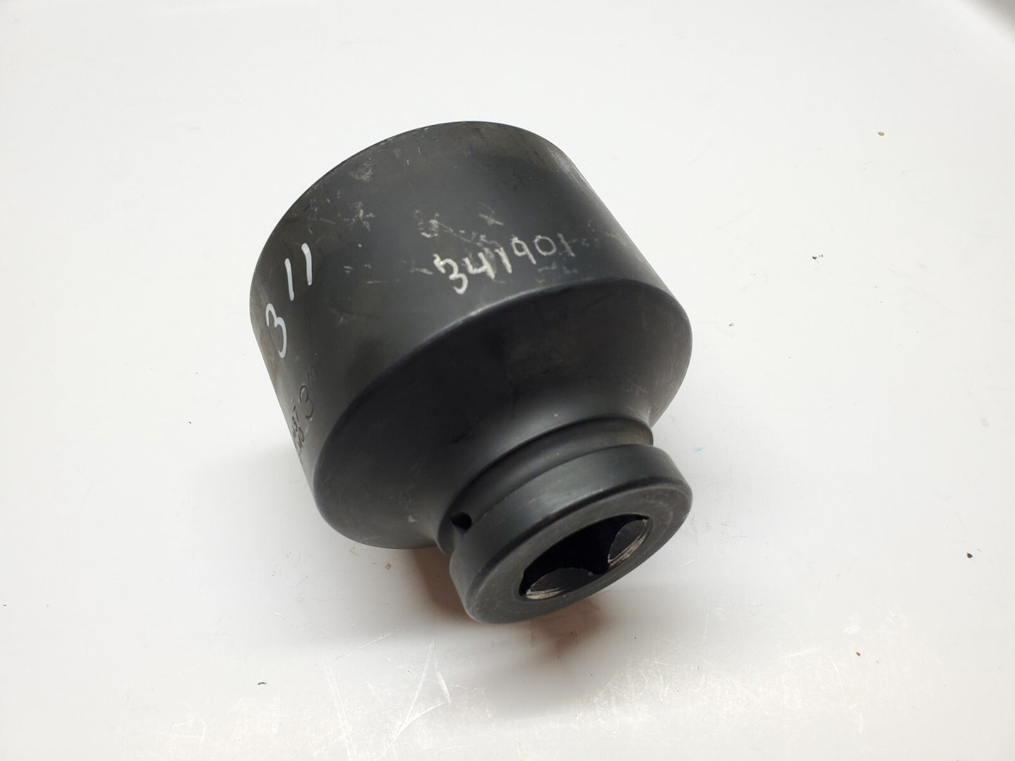 Westward 3 in. Impact Socket 6 Pt Standard Depth 21WM37 Black 1 in. Drive