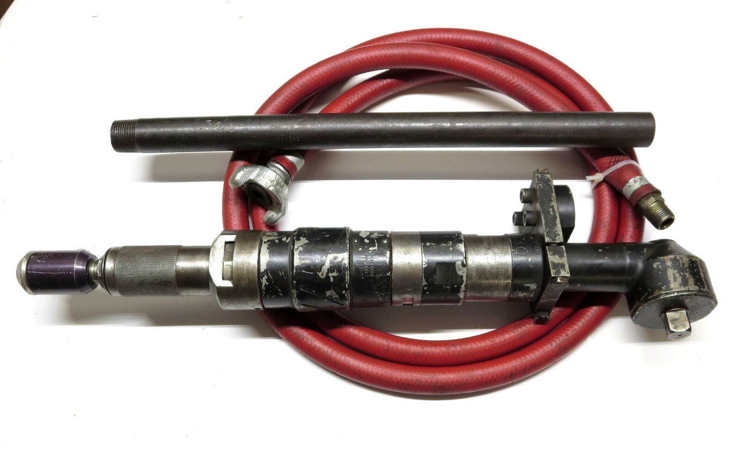AIRETOOL 1752-R-90 Tube Rolling Motor 3/4 Drive 4 in. Capacity w/ Hose Assembly