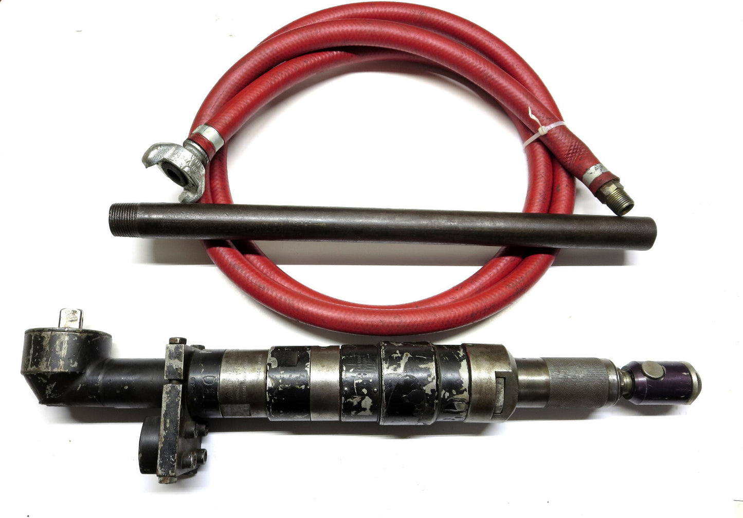 AIRETOOL 1752-R-90 Tube Rolling Motor 3/4 Drive 4 in. Capacity w/ Hose Assembly