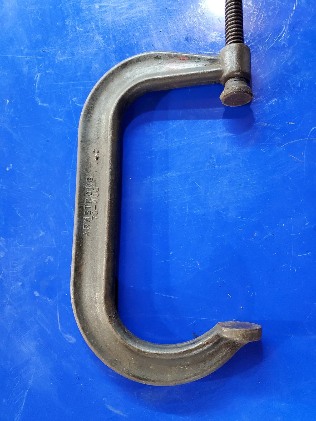 Armstrong 78-408C C-Clamp 8 in. Extra Deep Throat Pattern Drop Forged C USA