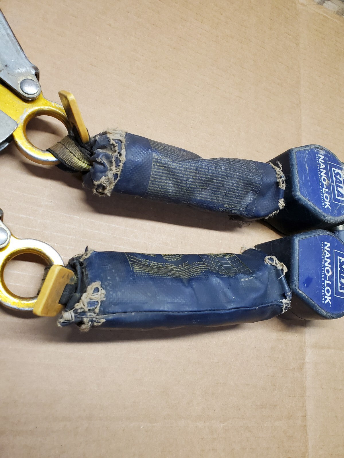 DBI Sala Nano-Lok 6' Web Twin SRL 3101277 Self Retracting Lifeline 2017