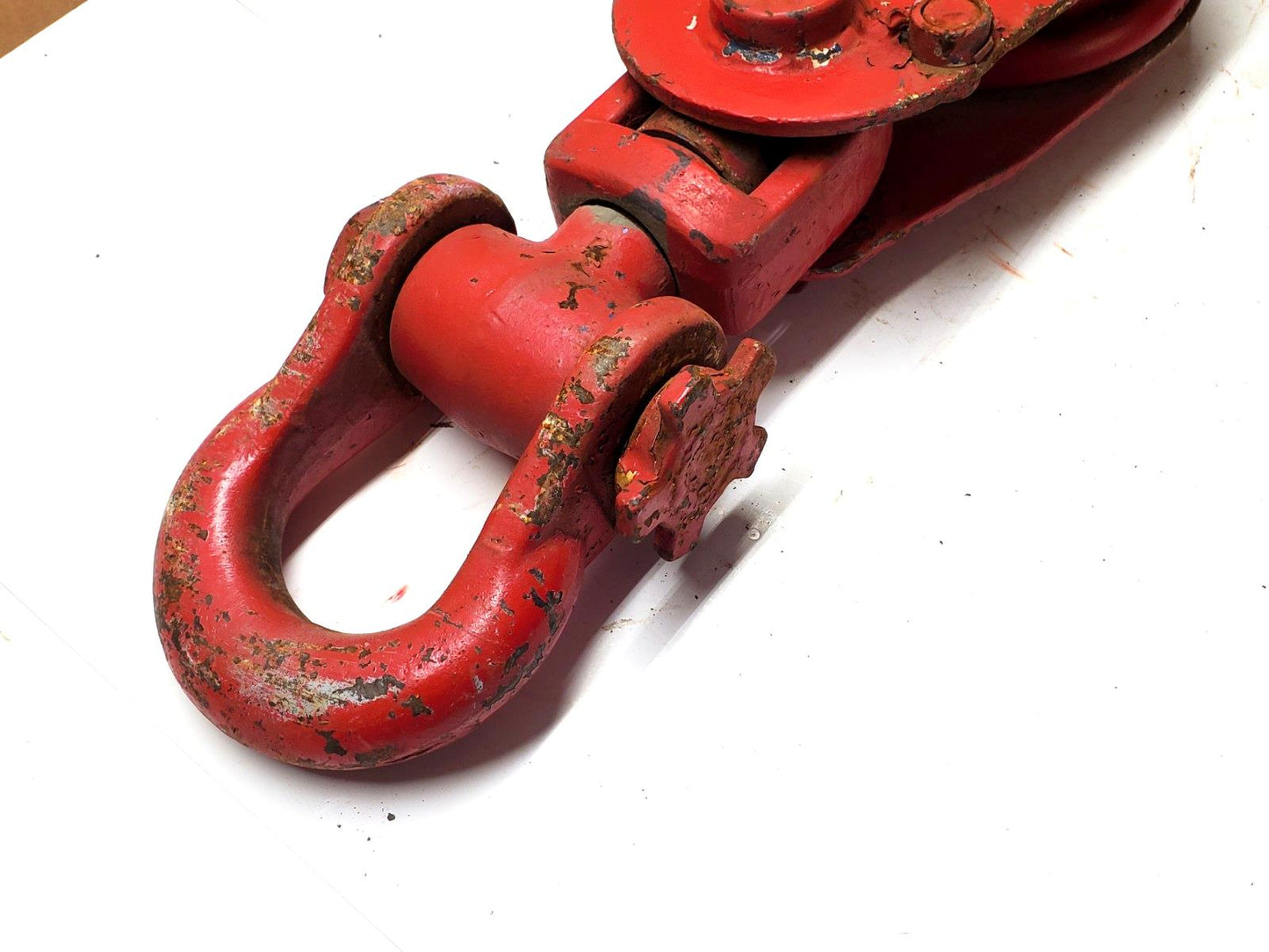 McKISSICK CROSBY 8" SNATCH BLOCK w/ SHACKLE 15 Ton 3/4 wire rope
