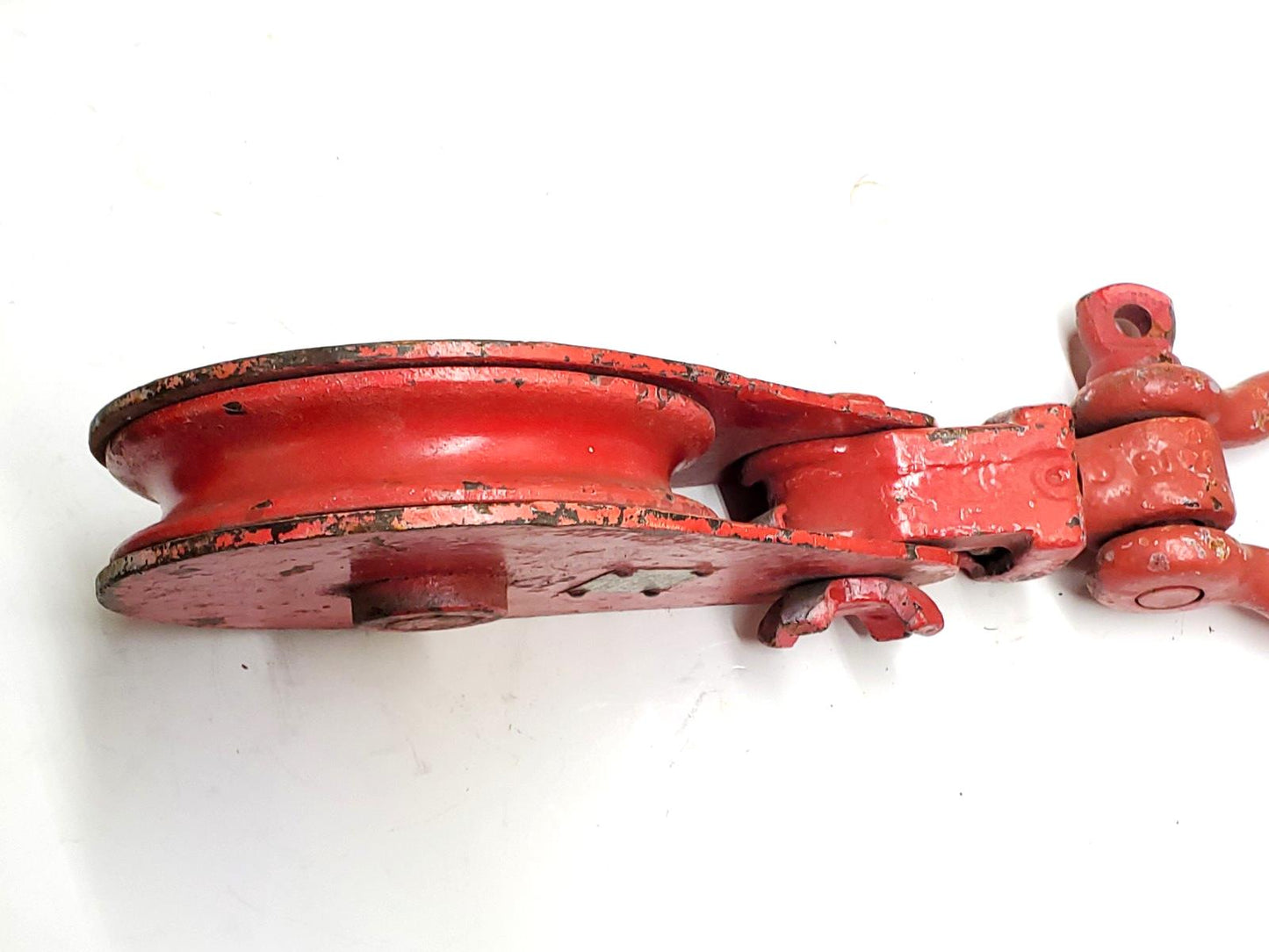DRH Johnson Blocks 8 ton Snatch Block 8 in. Crosby Shackle Top. Made In USA