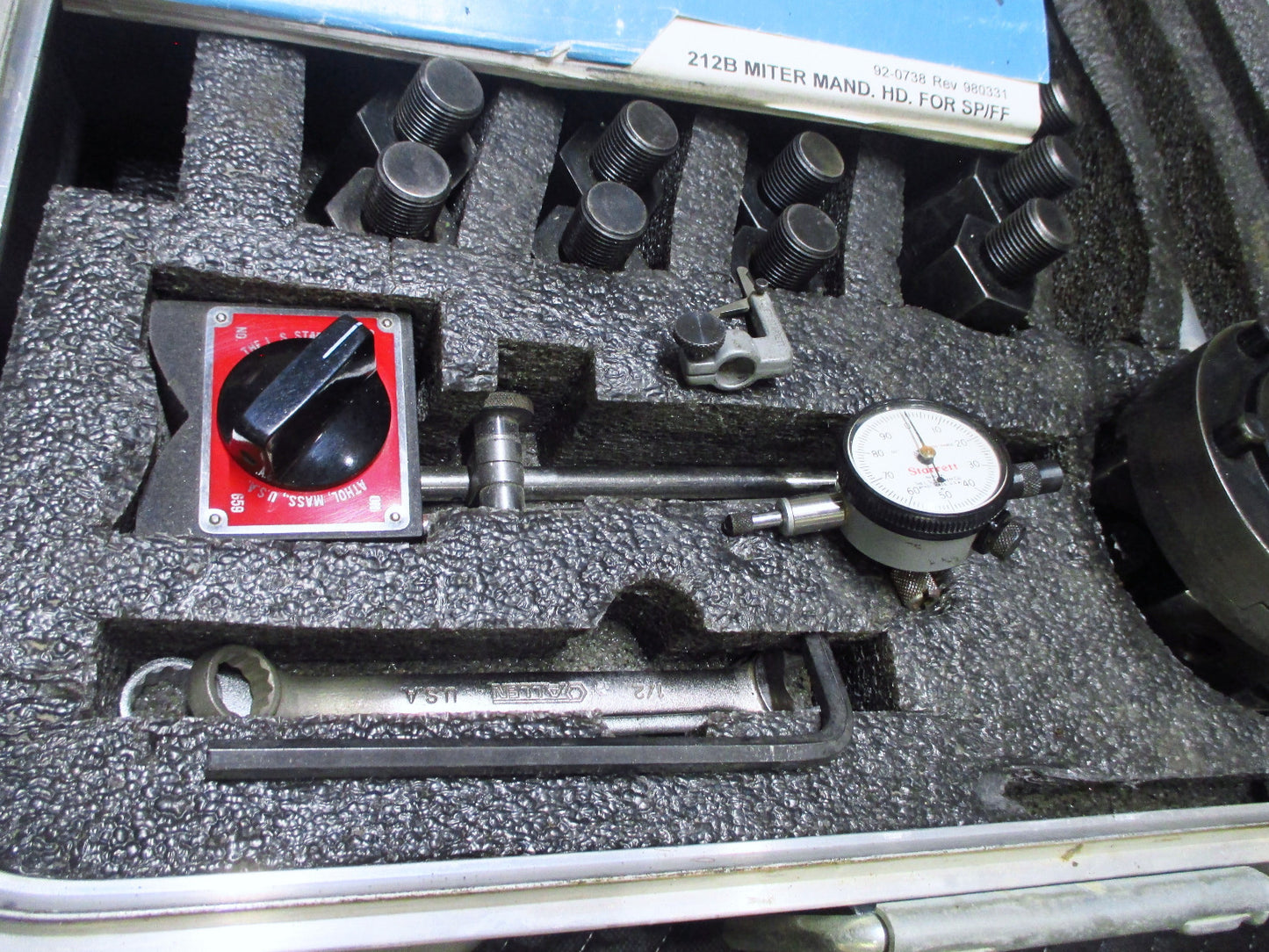 Tri Tool 212B-MM Miter Mandrel Bevelmaster SP Flange Facer 4" - 12" Pipe Size – 9