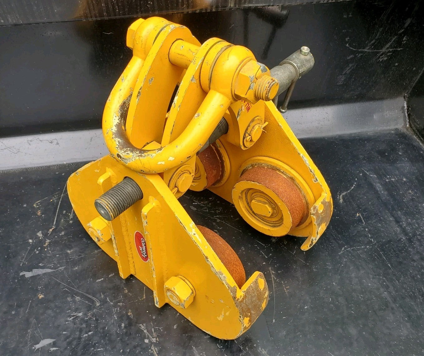 SuperClamp B3 22,400 LBS WLL 6-12 in. Beam Clamp Trolley B-3 S/N 17063 USA