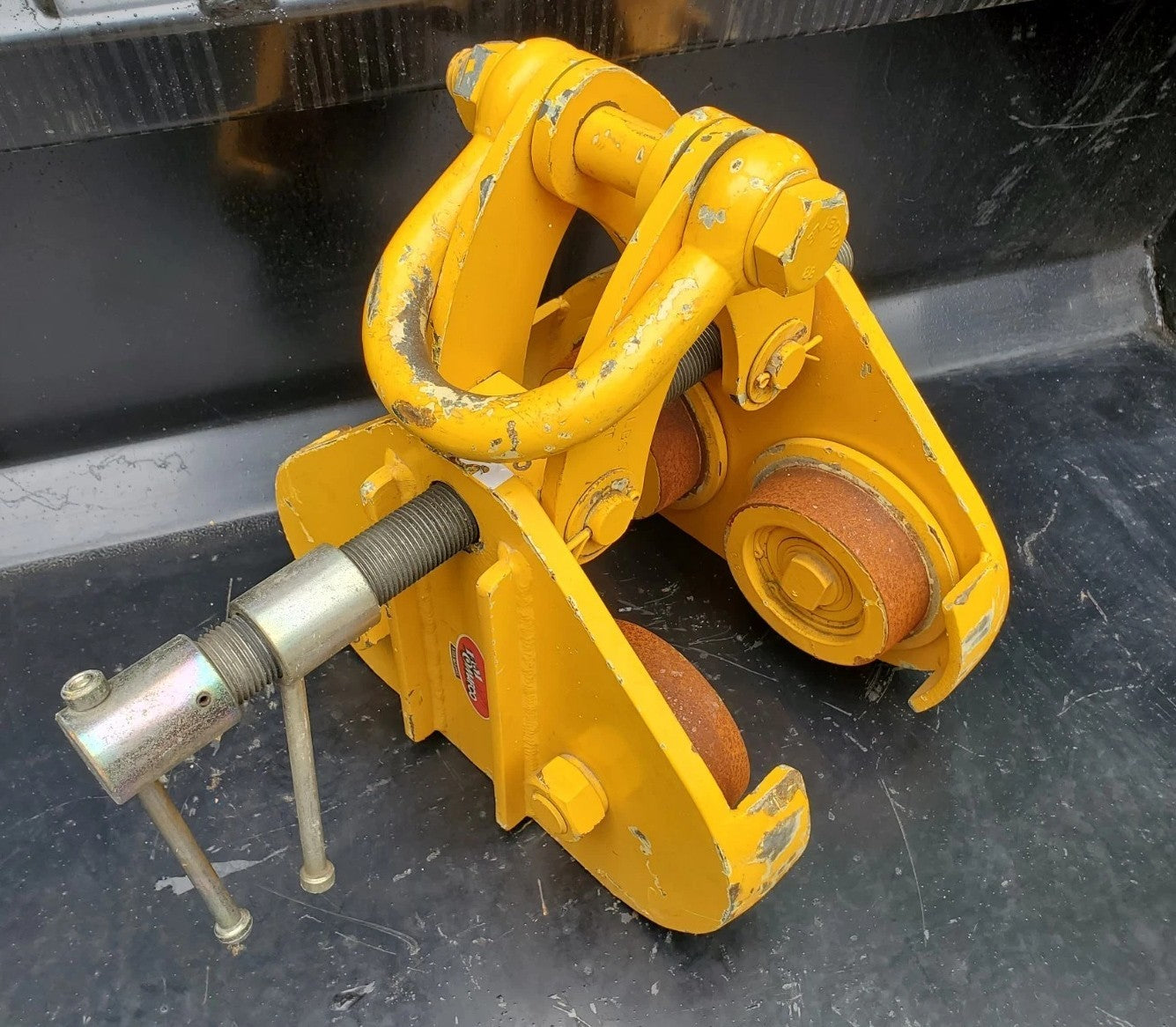 SuperClamp B3 22,400 LBS WLL 6-12 in. Beam Clamp Trolley B-3 S/N 17063 USA
