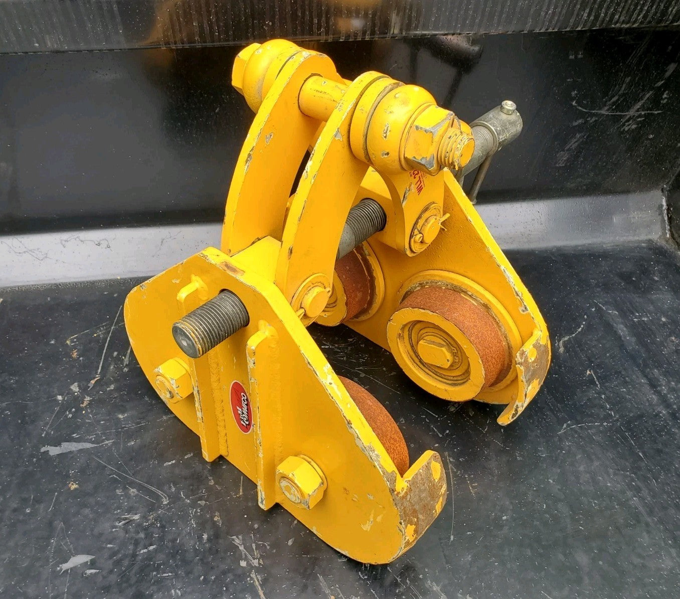 SuperClamp B3 22,400 LBS WLL 6-12 in. Beam Clamp Trolley B-3 S/N 17063 USA
