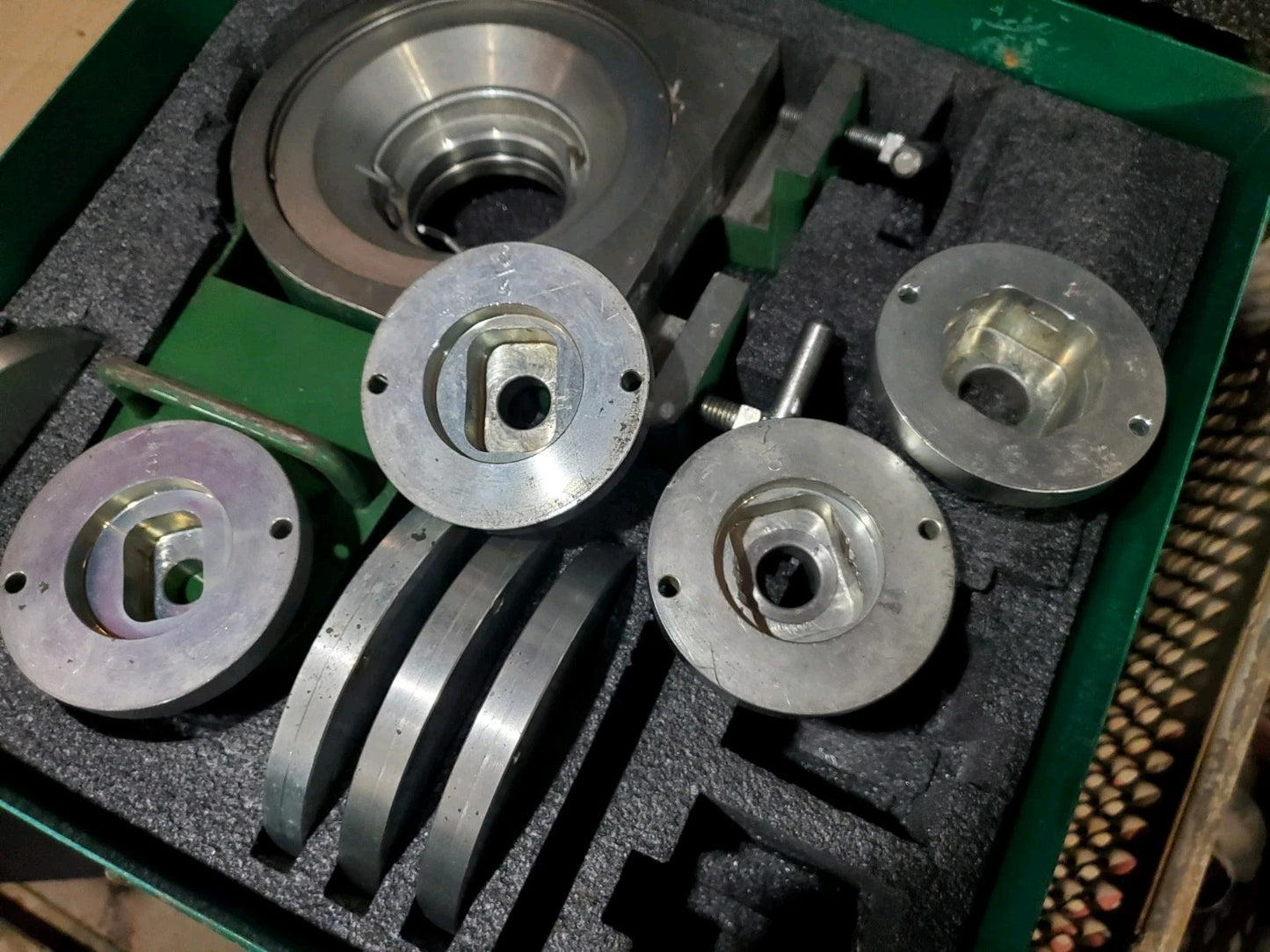Skidmore MS Bolt Tension Calibrator 5/8, 3/4, 7/8, 1" Bushing & Plate Sets