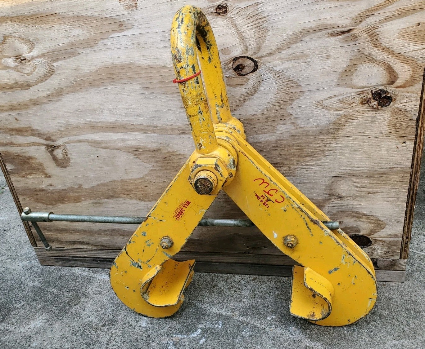 SuperClamp S14 Beam Clamp w Shackle WLL 33,600 LBS S-14 Made in USA
