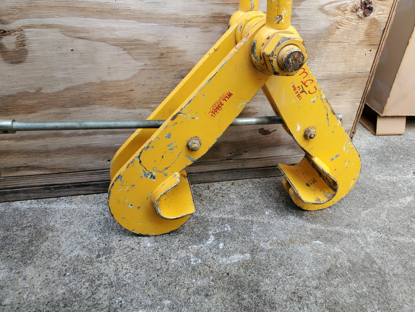 SuperClamp S14 Beam Clamp w Shackle WLL 33,600 LBS S-14 Made in USA
