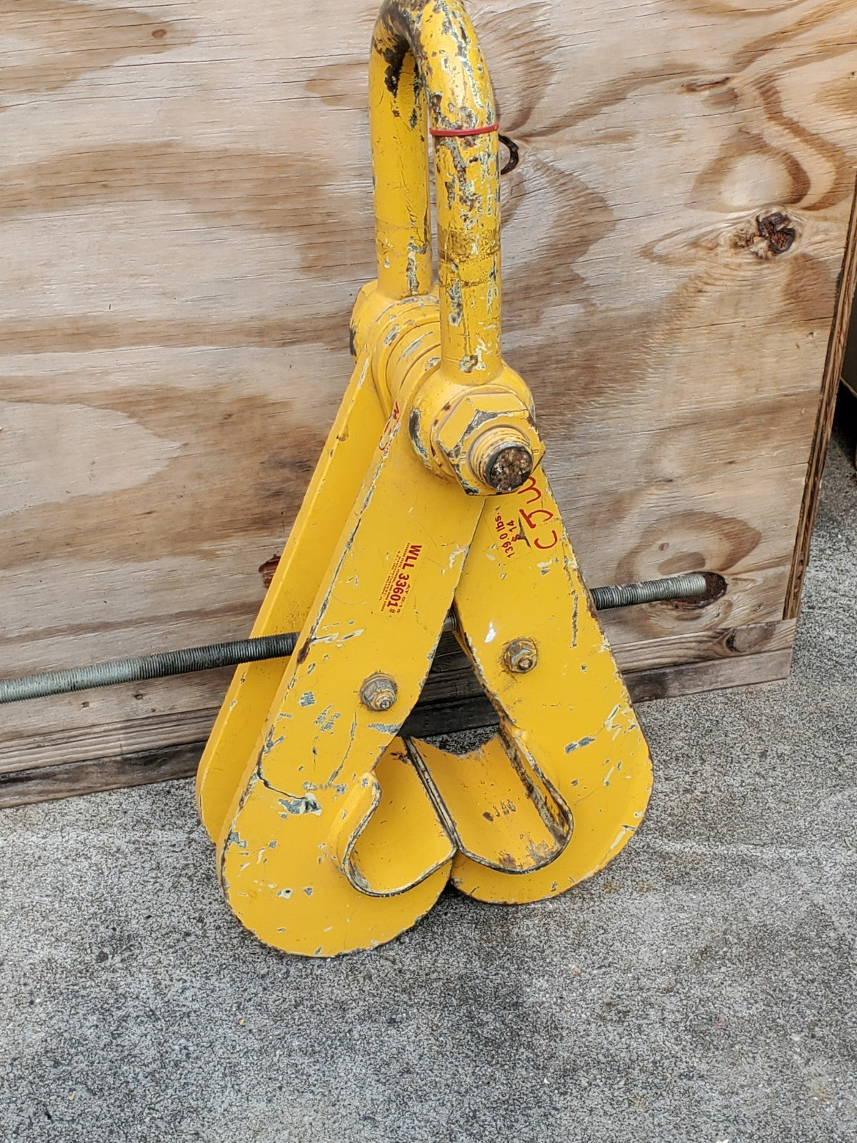 SuperClamp S14 Beam Clamp w Shackle WLL 33,600 LBS S-14 Made in USA