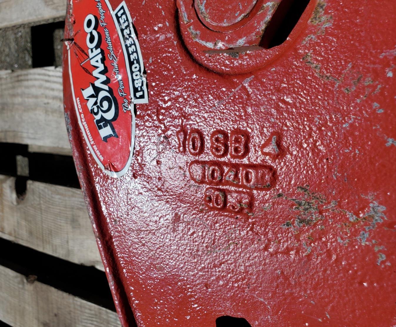 McKissick 25 Ton Snatch Block 10" BB No 421 CHAMPION (Crosby) Made In USA