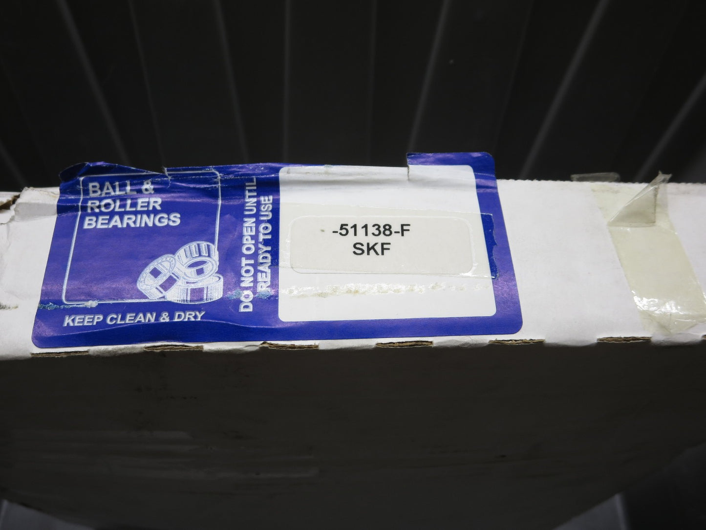SKF 51138F Thrust Ball Bearing 190 ID x 240 OD x 37 mm THK (IN-STOCK)